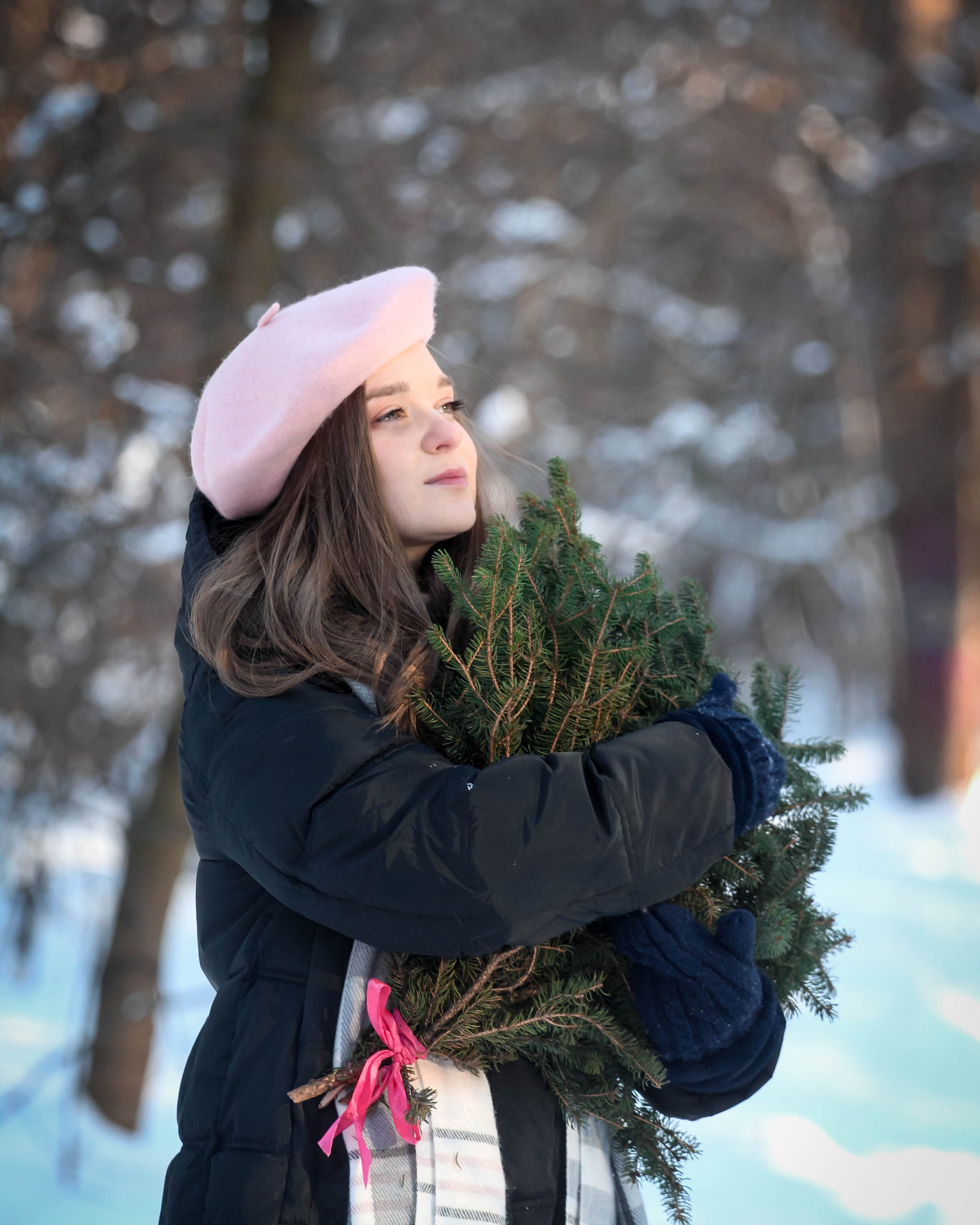 Зимняя прогулка Оли