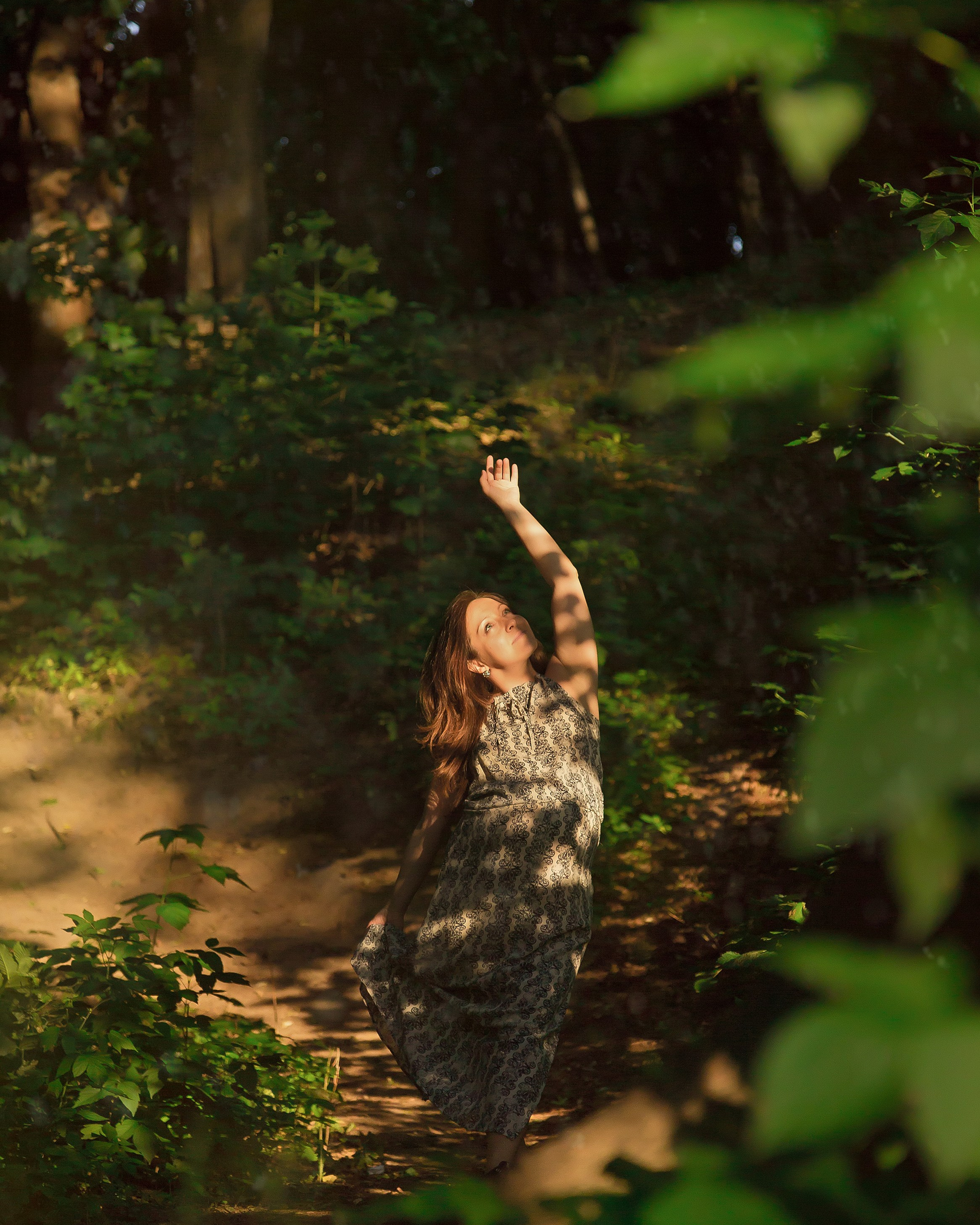 Екатерина в Парке Горького