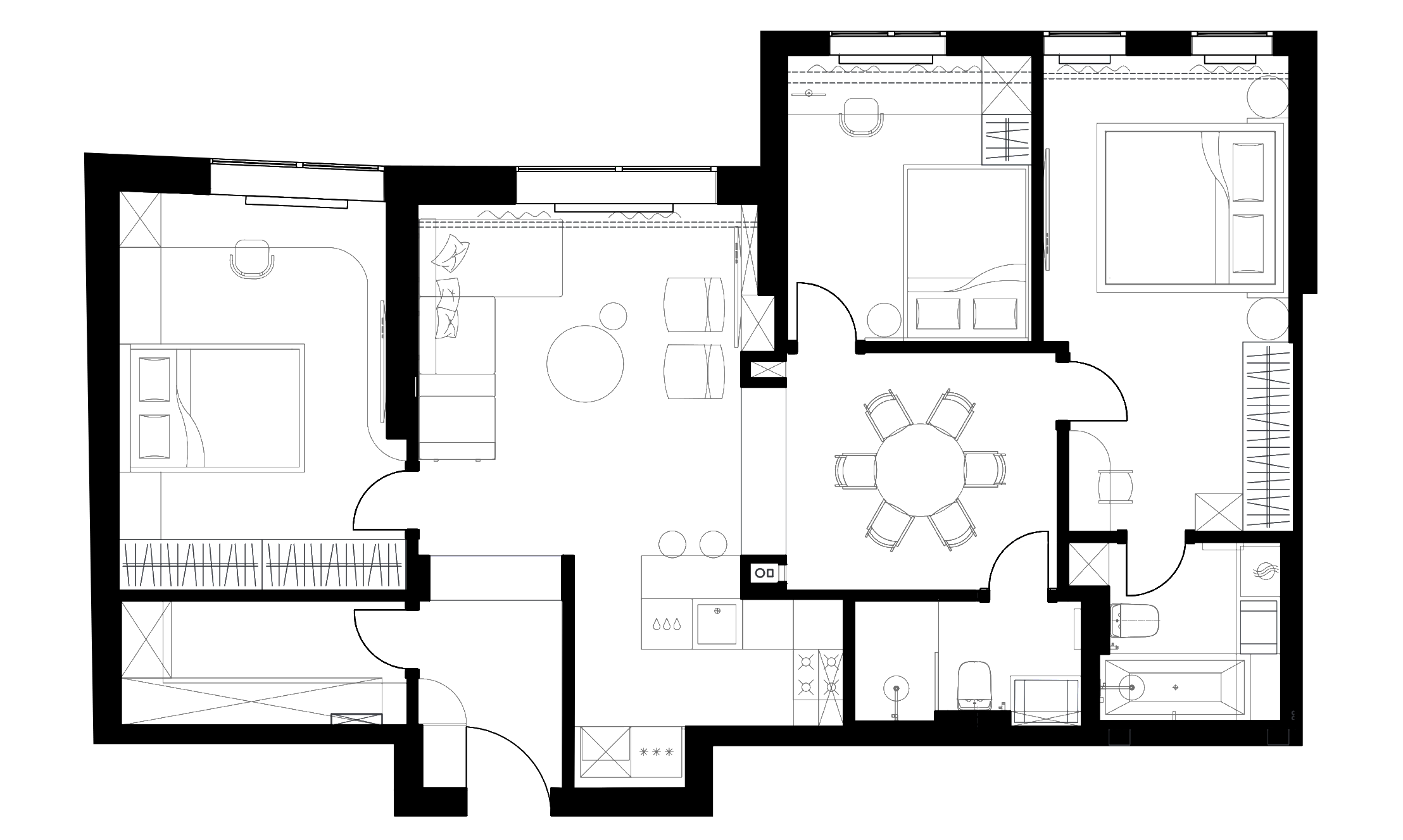 WINGS98sqm. МАКСИМОВИЧ бюро дизайна интерьера полного цикла