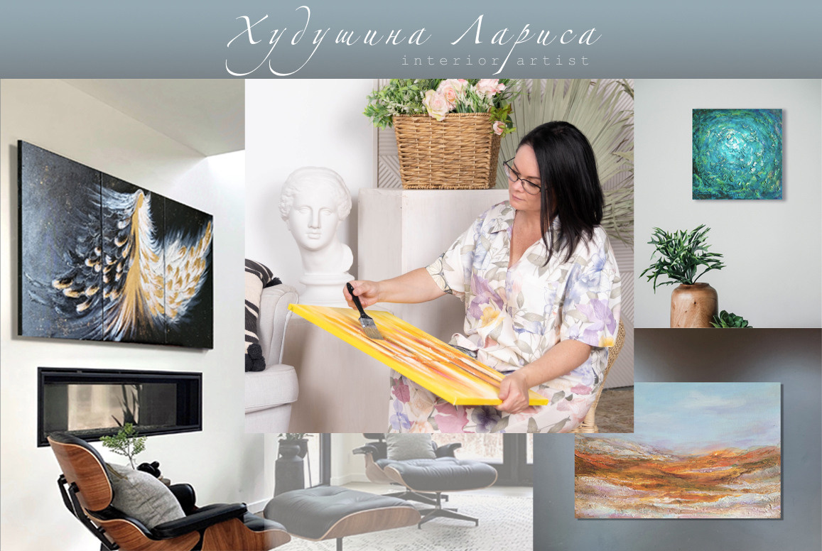 Фактурные картины для интерьера