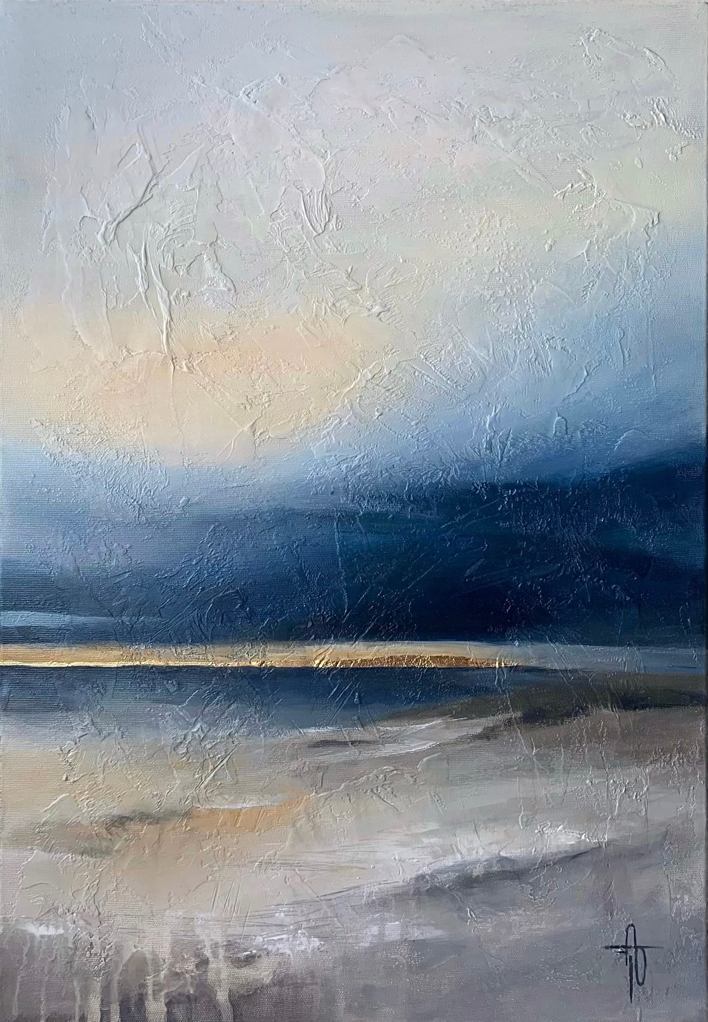 Абстрактный пейзаж. Художник Огородникова Татьяна