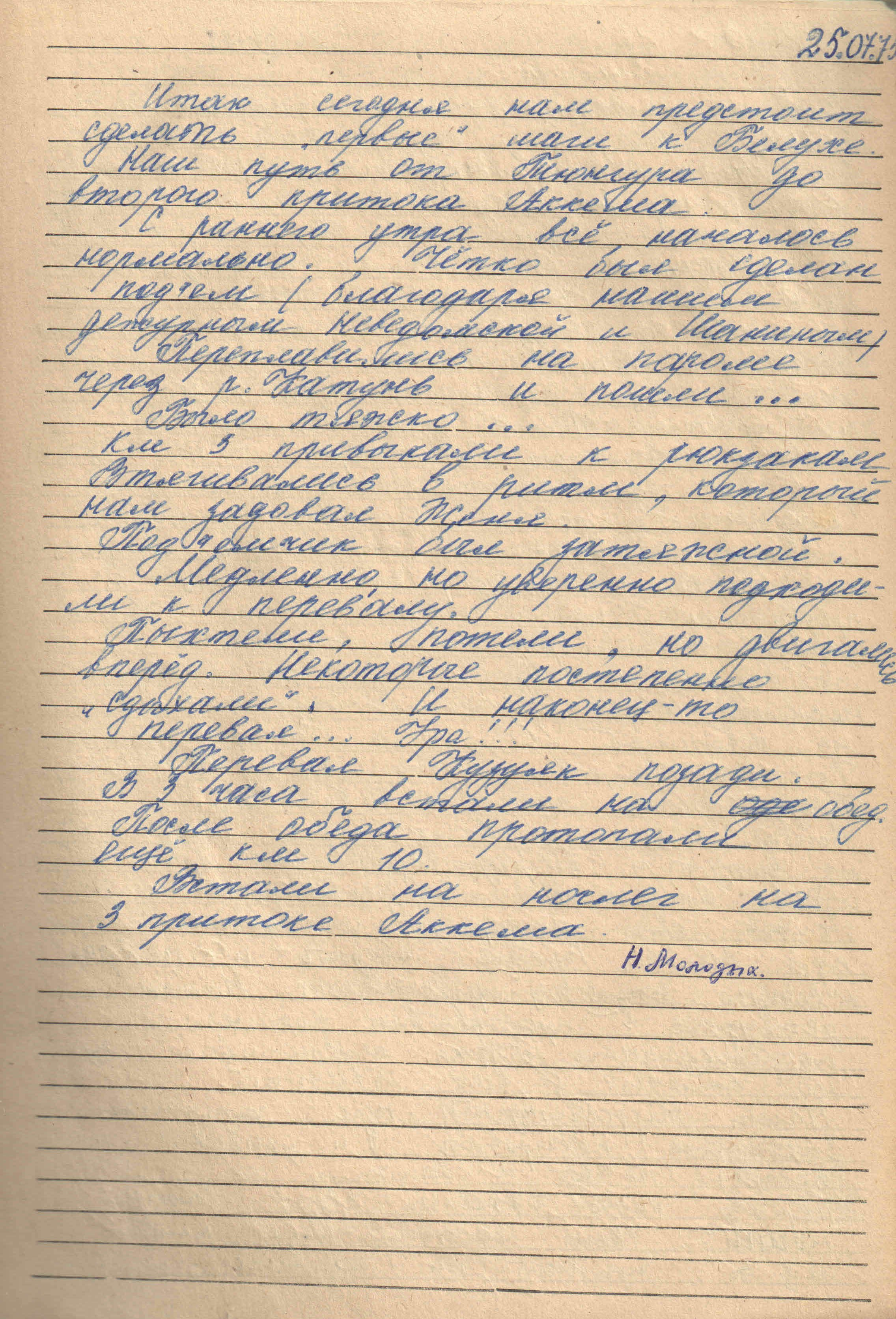 Поход первый. Ак-Кем (1975). Фотограф Эдуард Алмадаков