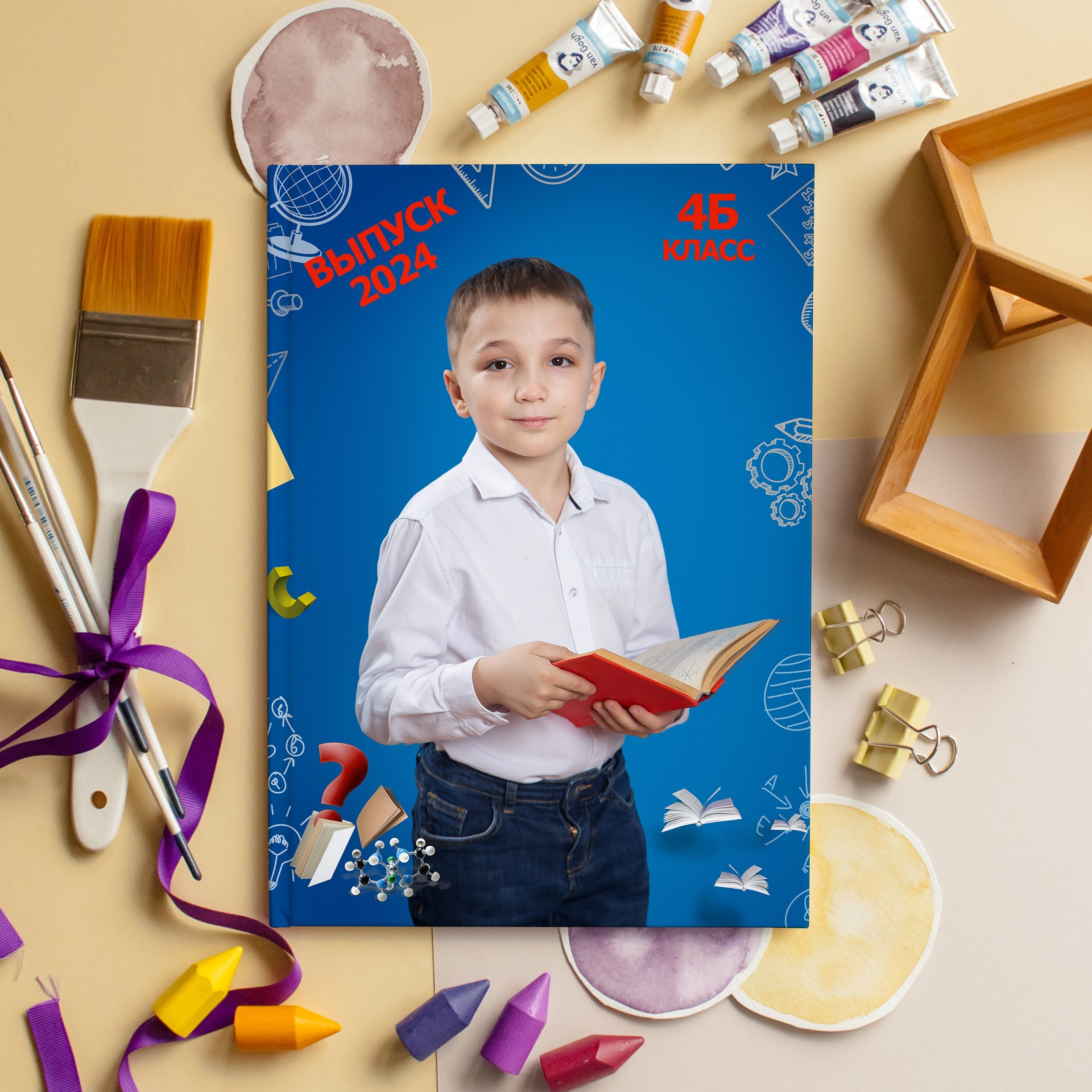 Дизайны альбомов для 1-4 классов. Казахстан, Караганда, Темиртау. Выпускные альбомы и виньетки Караганда, Темиртау