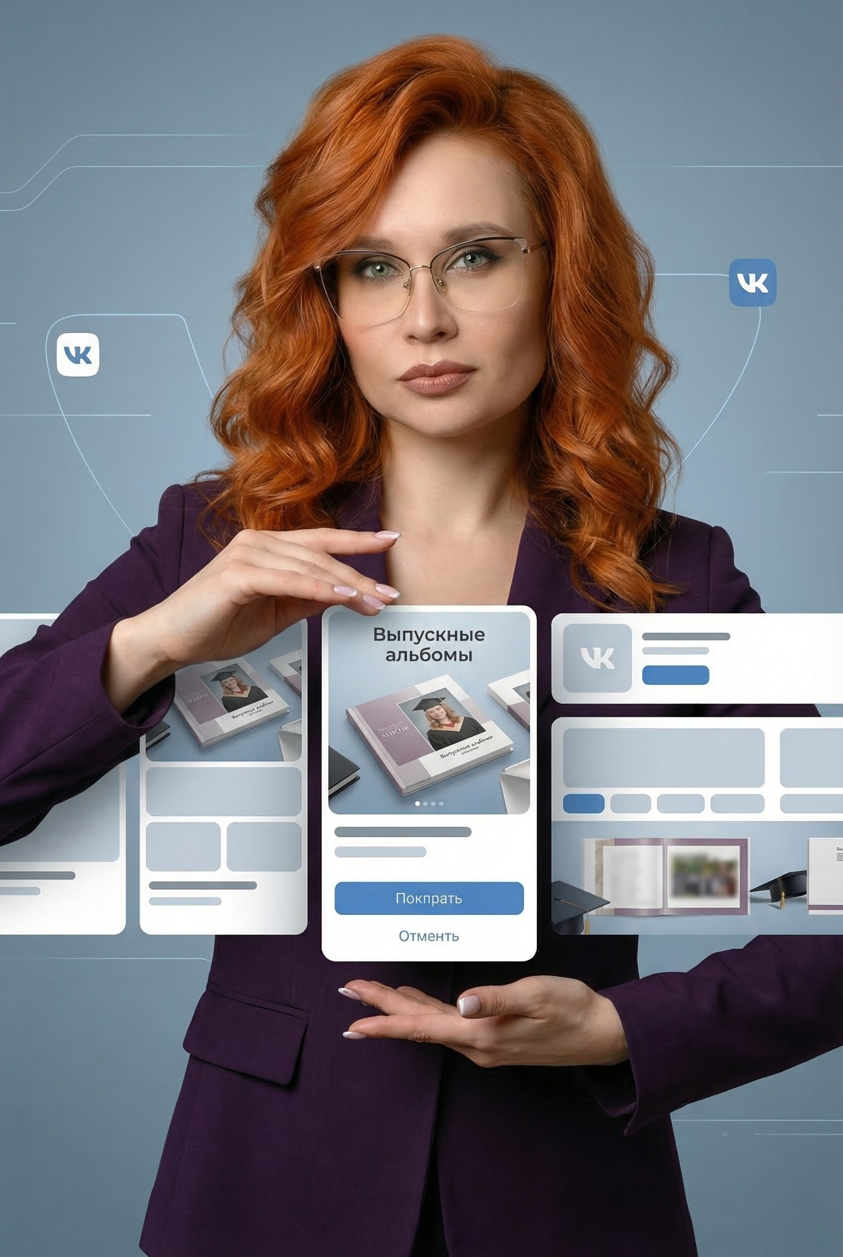 Марафон по оформлению ВК. Шаблоны и дизайны выпускных альбомов и фотокниг