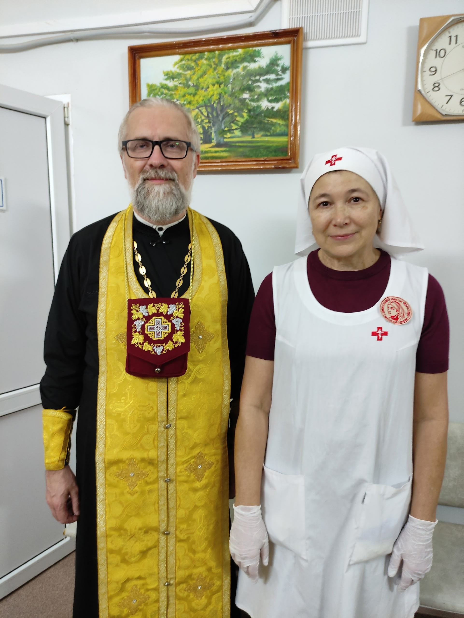 Клирик благочиния посетил больницу. Северное благочиние Саратовской епархии