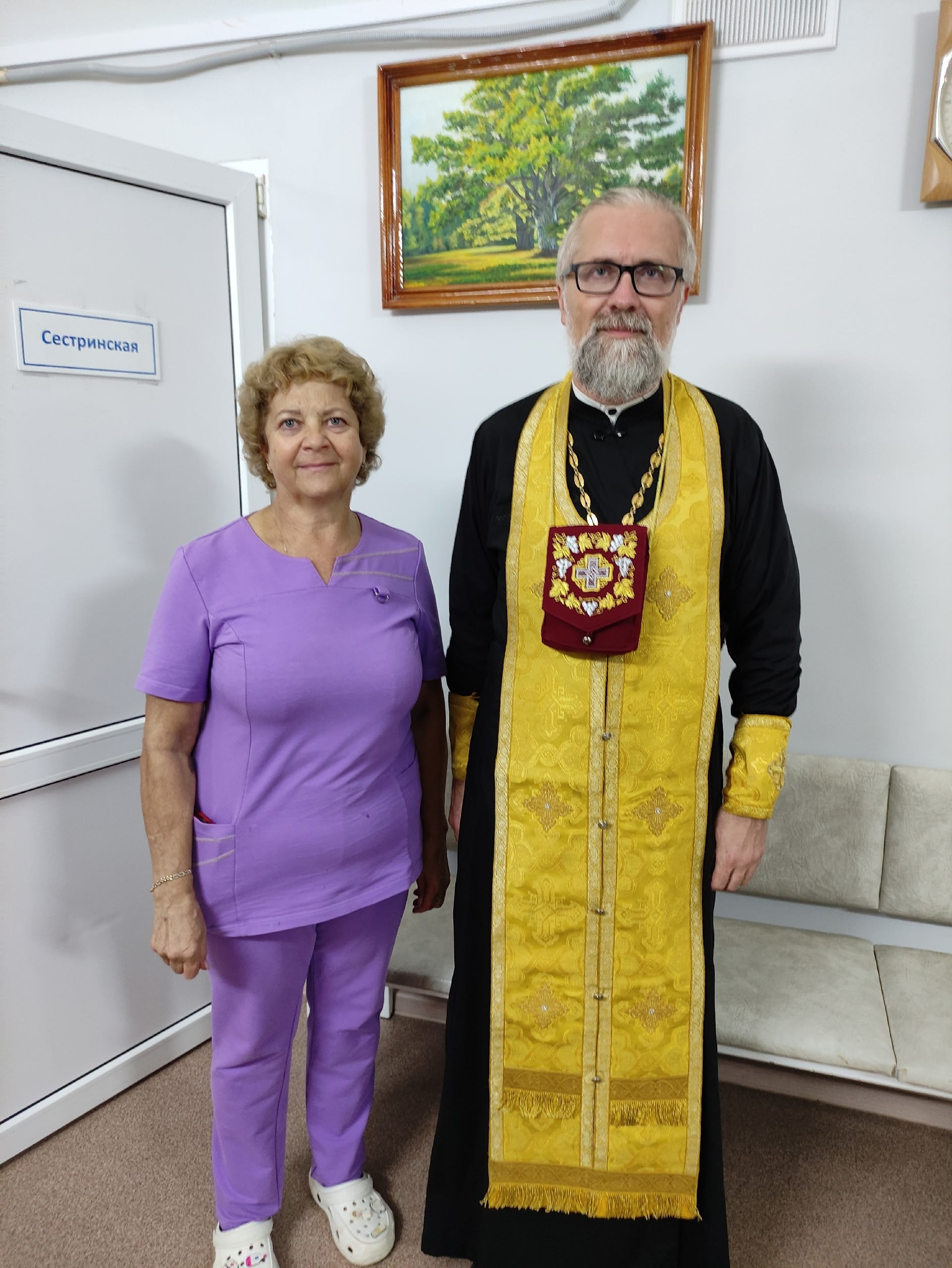 Клирик благочиния посетил больницу. Северное благочиние Саратовской епархии