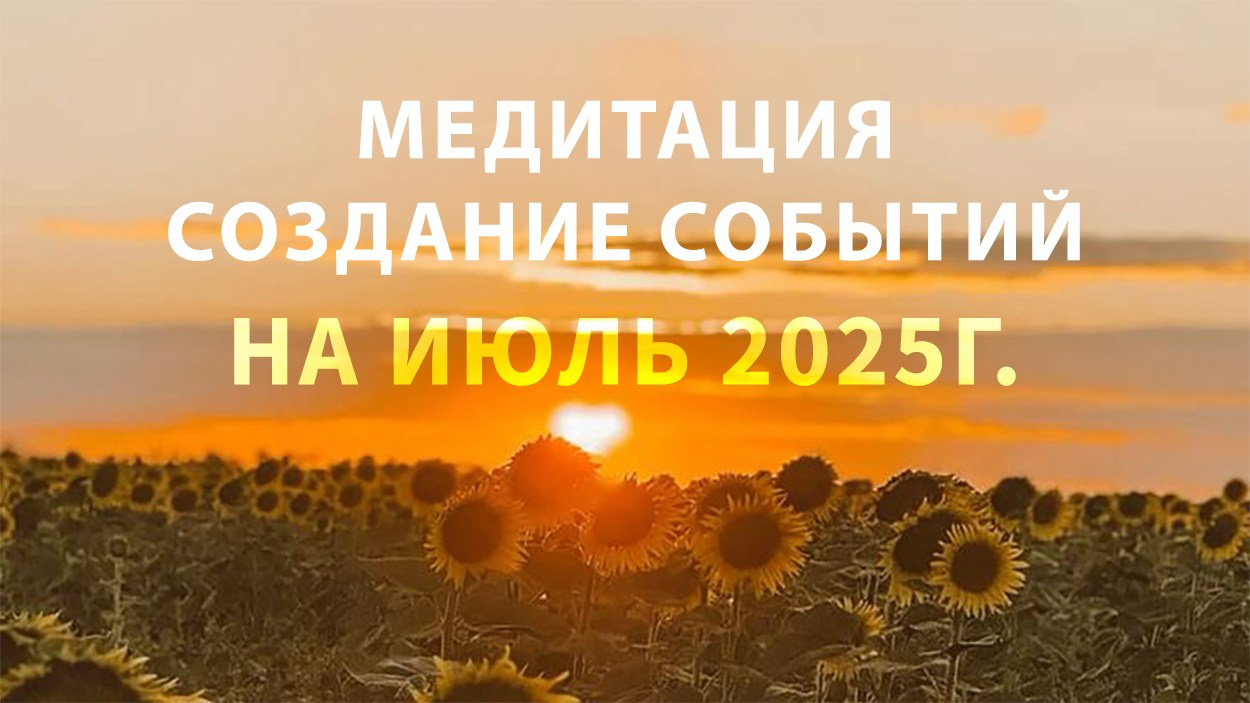 Медитация: Создание событий на июль 2025 г. Дмитрий Рыбин фотограф
