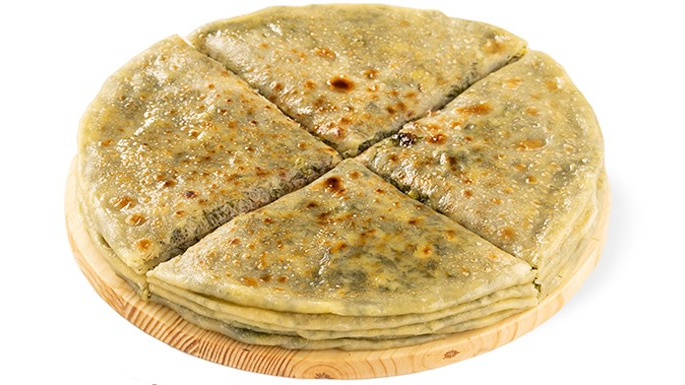 Балкарский хычины с адыгейским сыром и зеленью. Здоровье, красота, долголетие