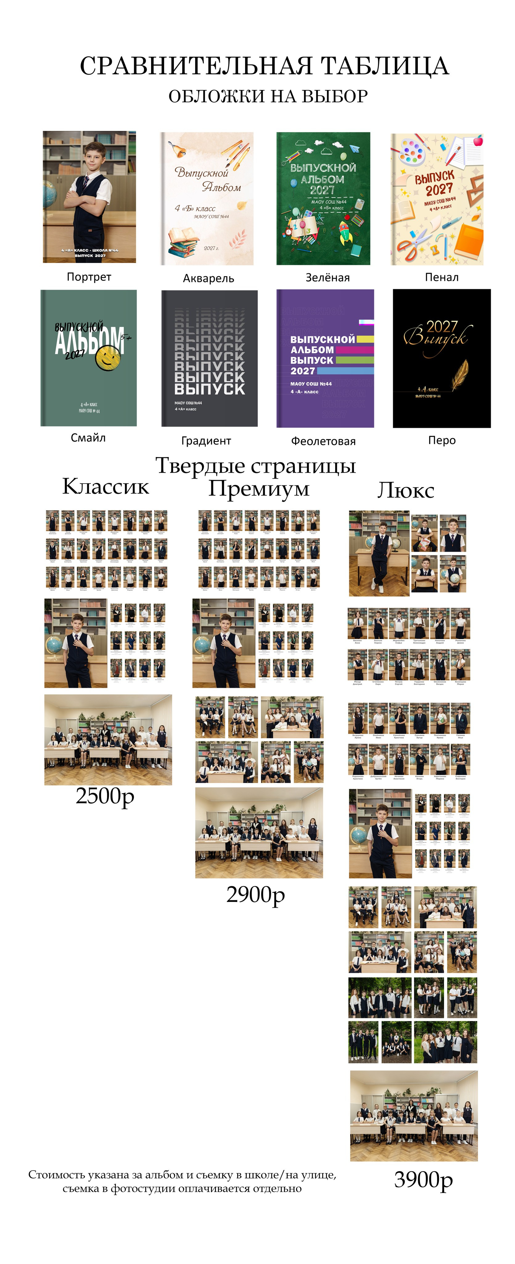 Сравнительная таблица