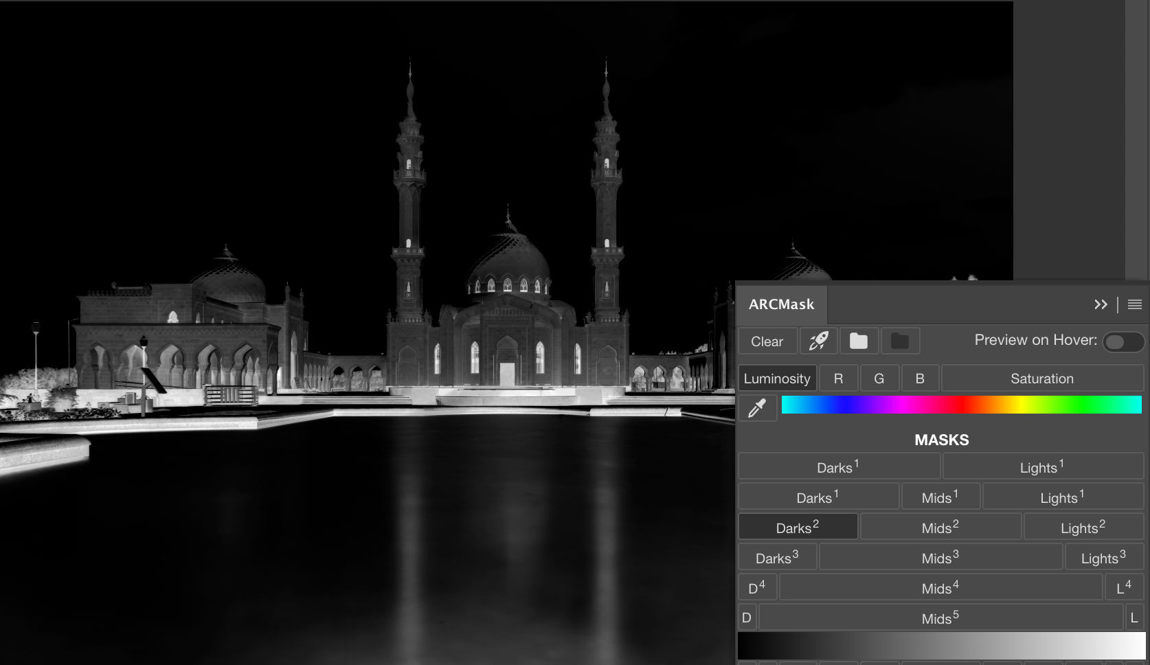 Яркостные маски [3/6]. Описание ARCPanel. Фотограф Константин Шамин