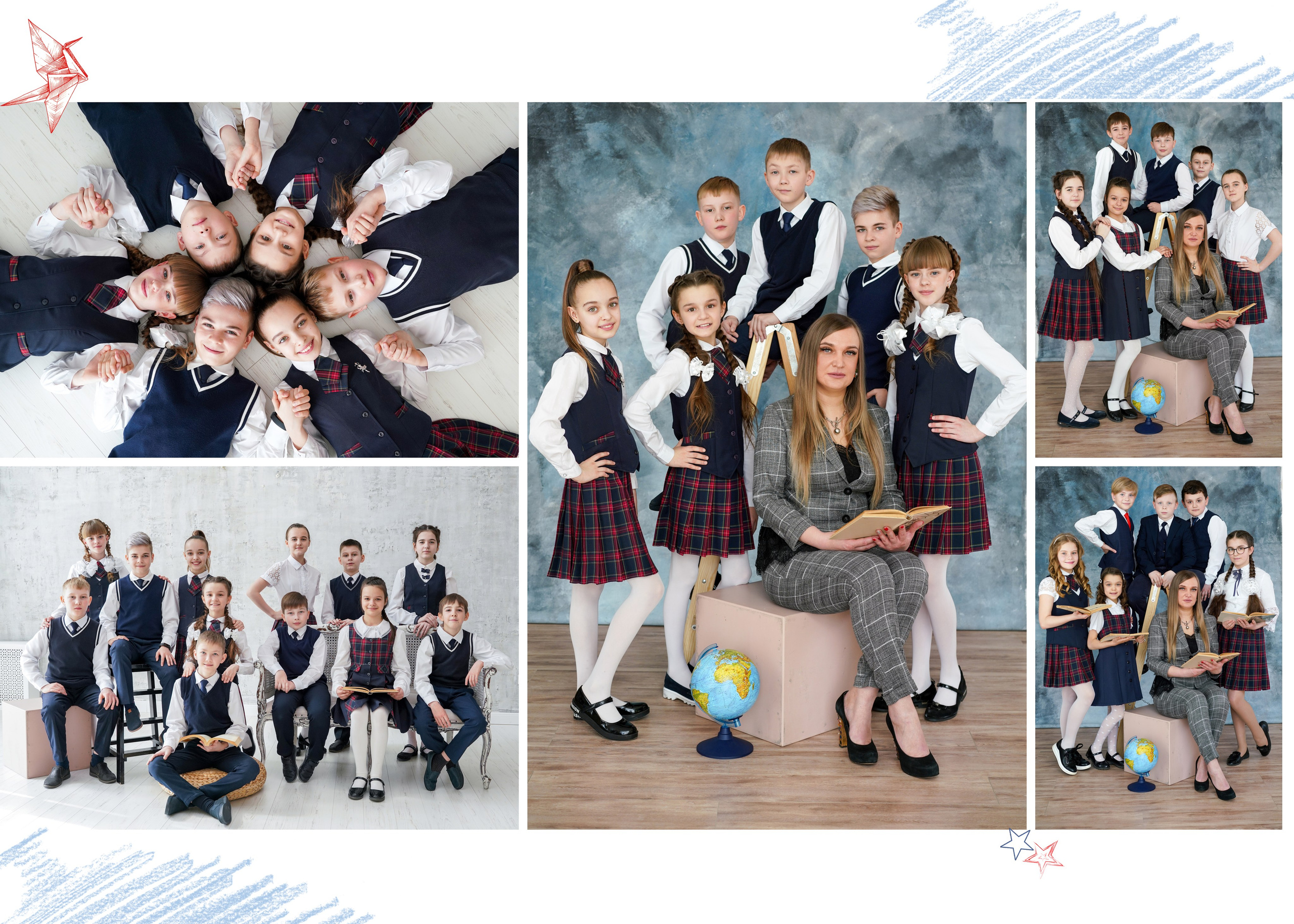 школьный фотограф, красивые школьник