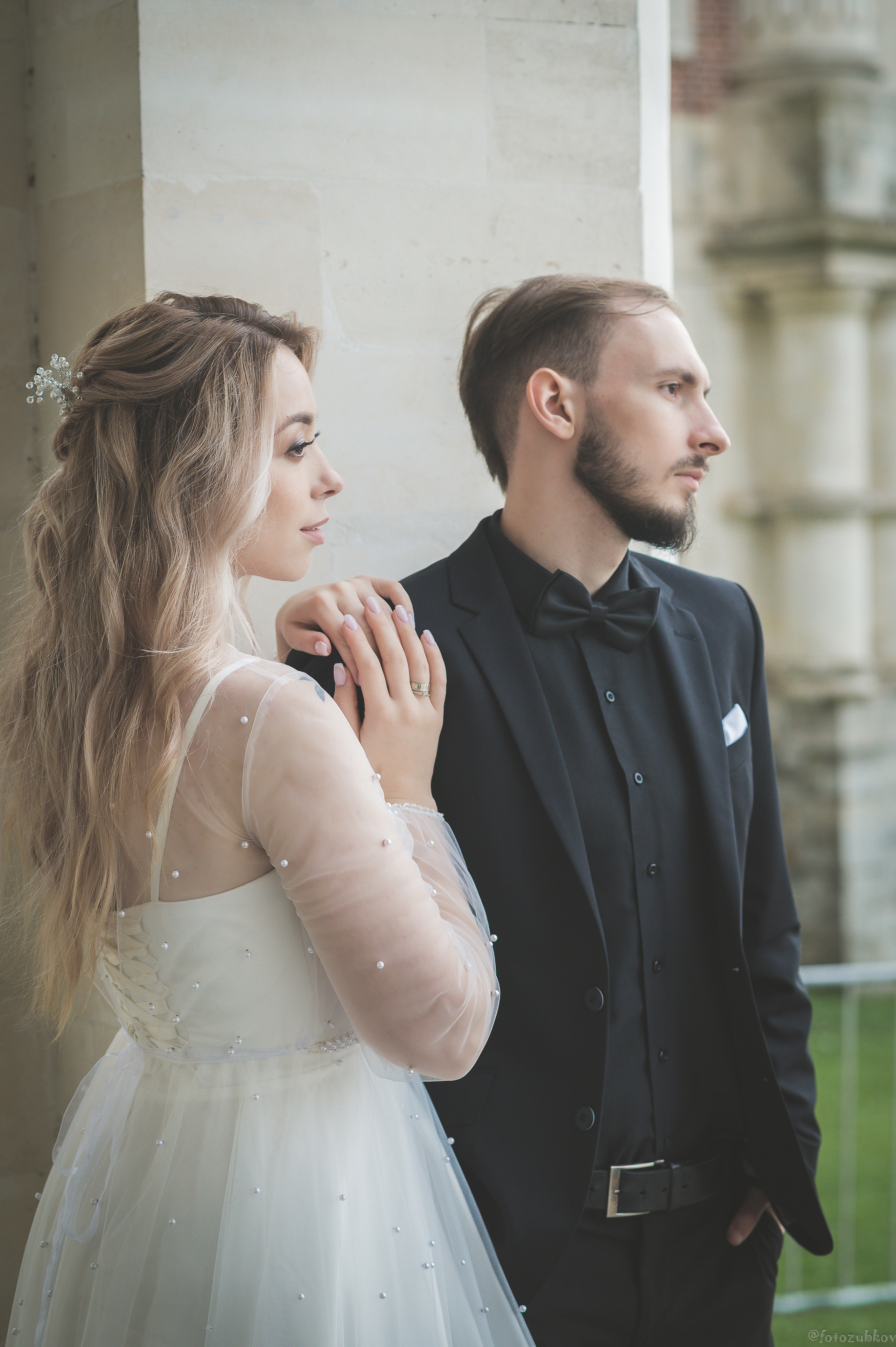 Свадебная фотография жениха и невесты