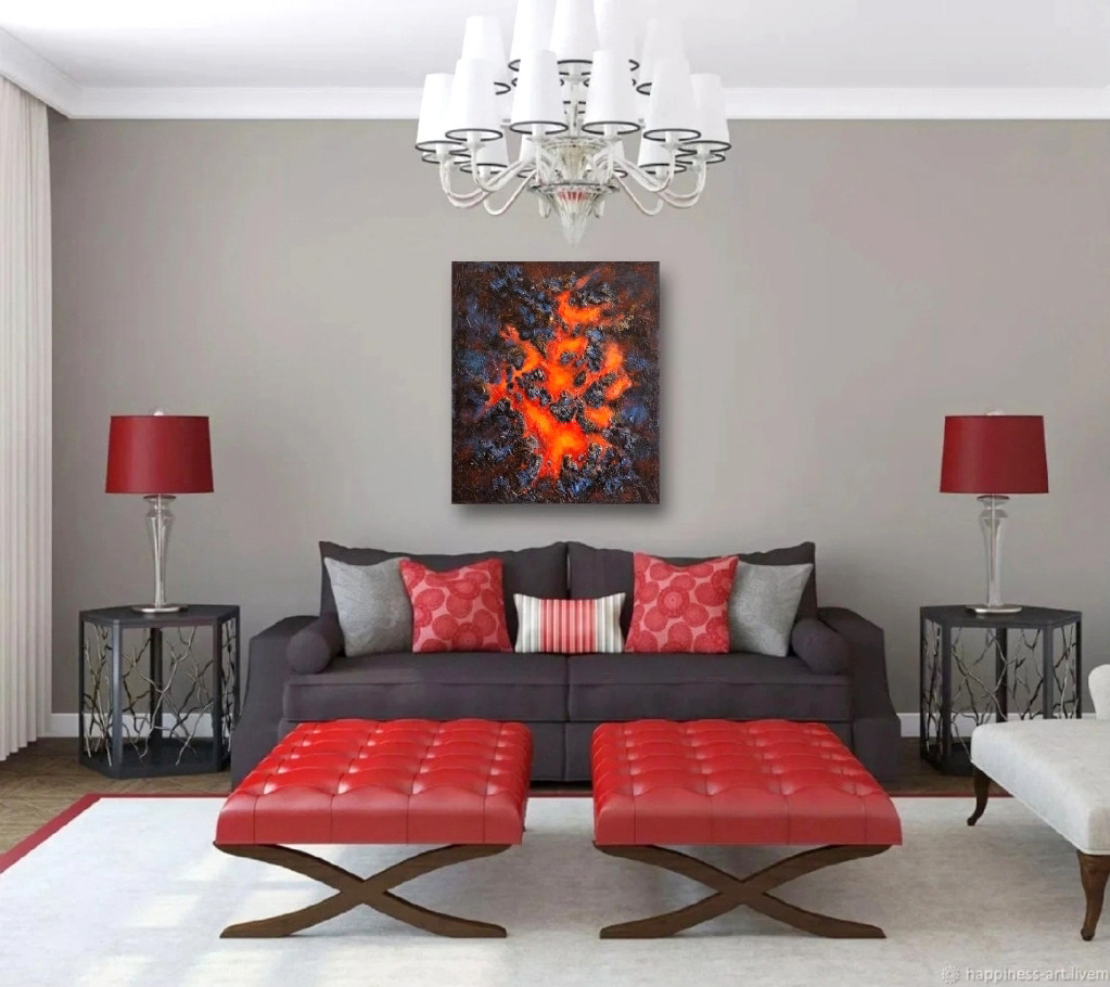 Абстракция № 1. Фактурные картины для интерьера