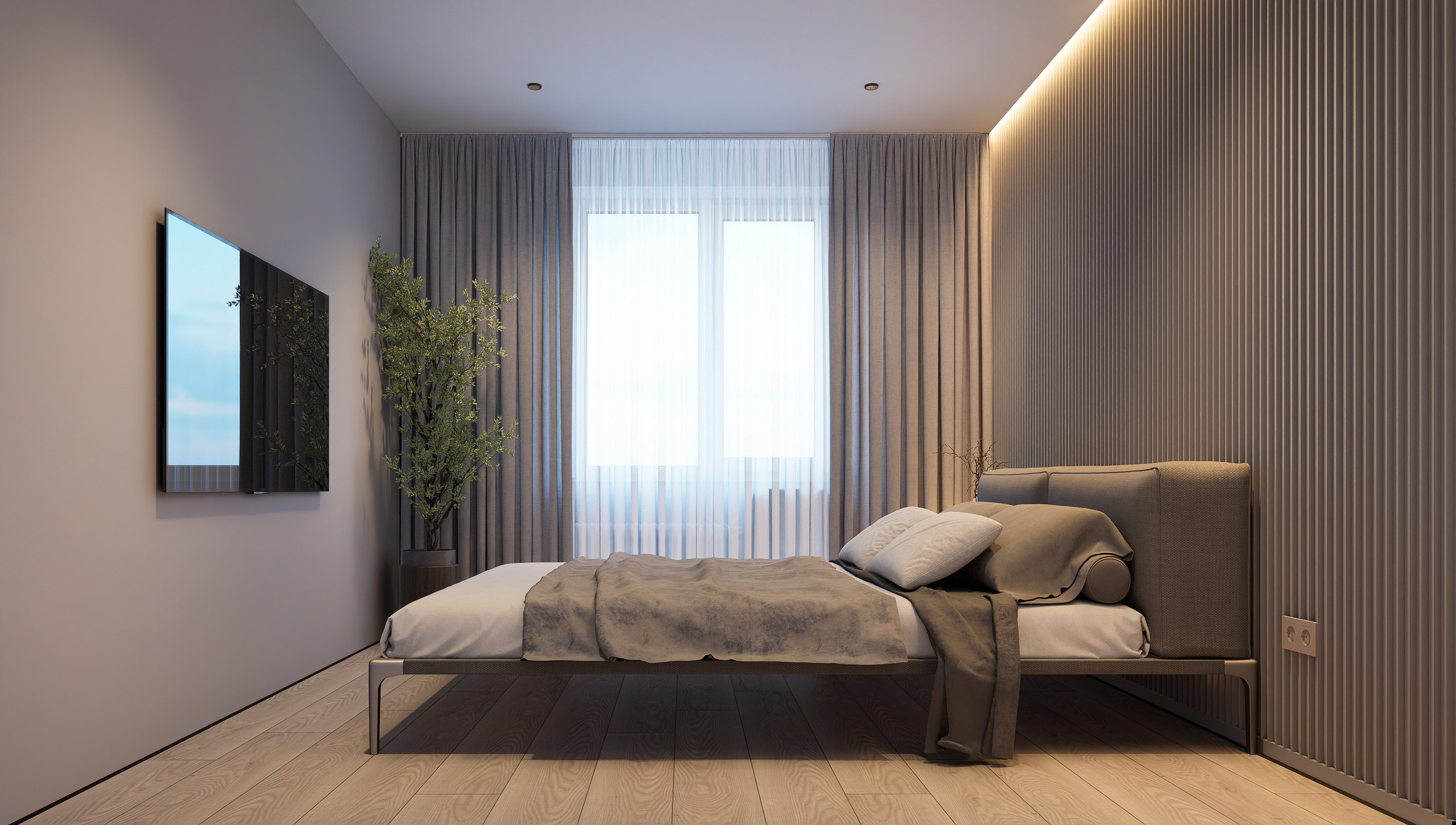 Квартира ЖК GREEN 113. Архитектурно-дизайнерское бюро ROOMS