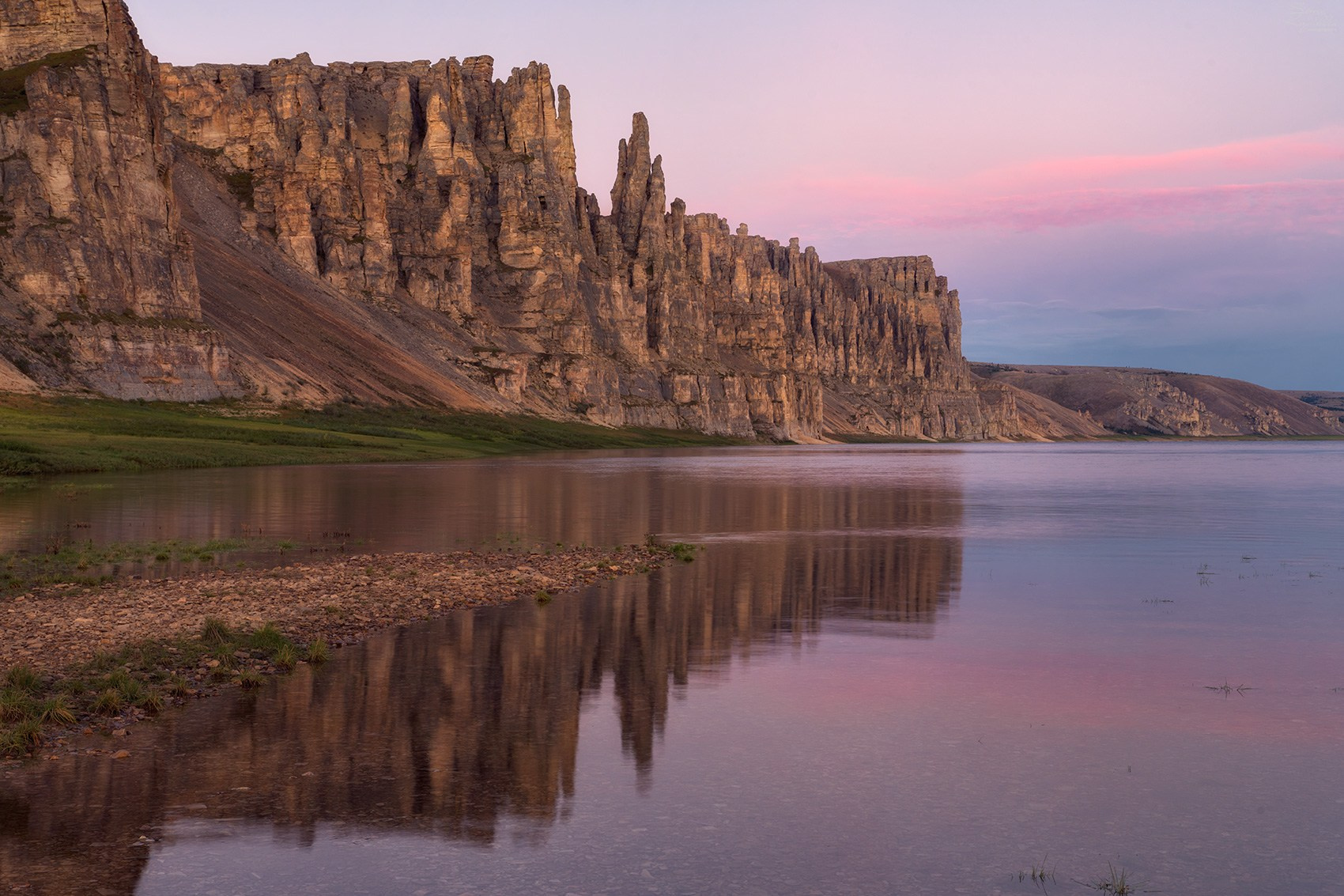 Река Оленёк, нижнее течение