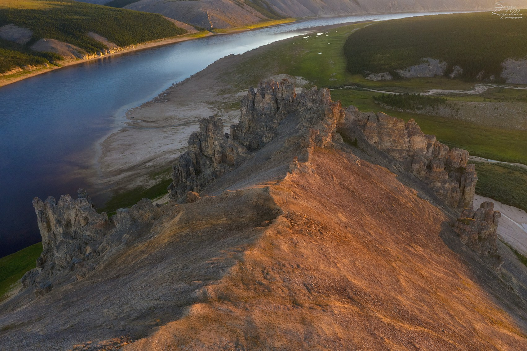 Река Оленёк, нижнее течение