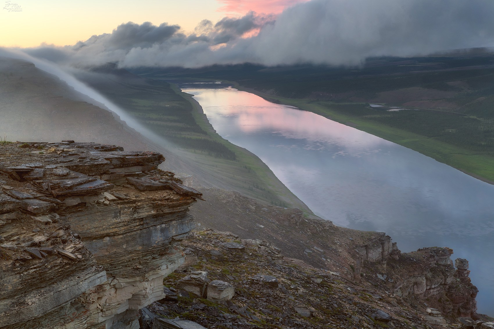 Река Оленёк, нижнее течение