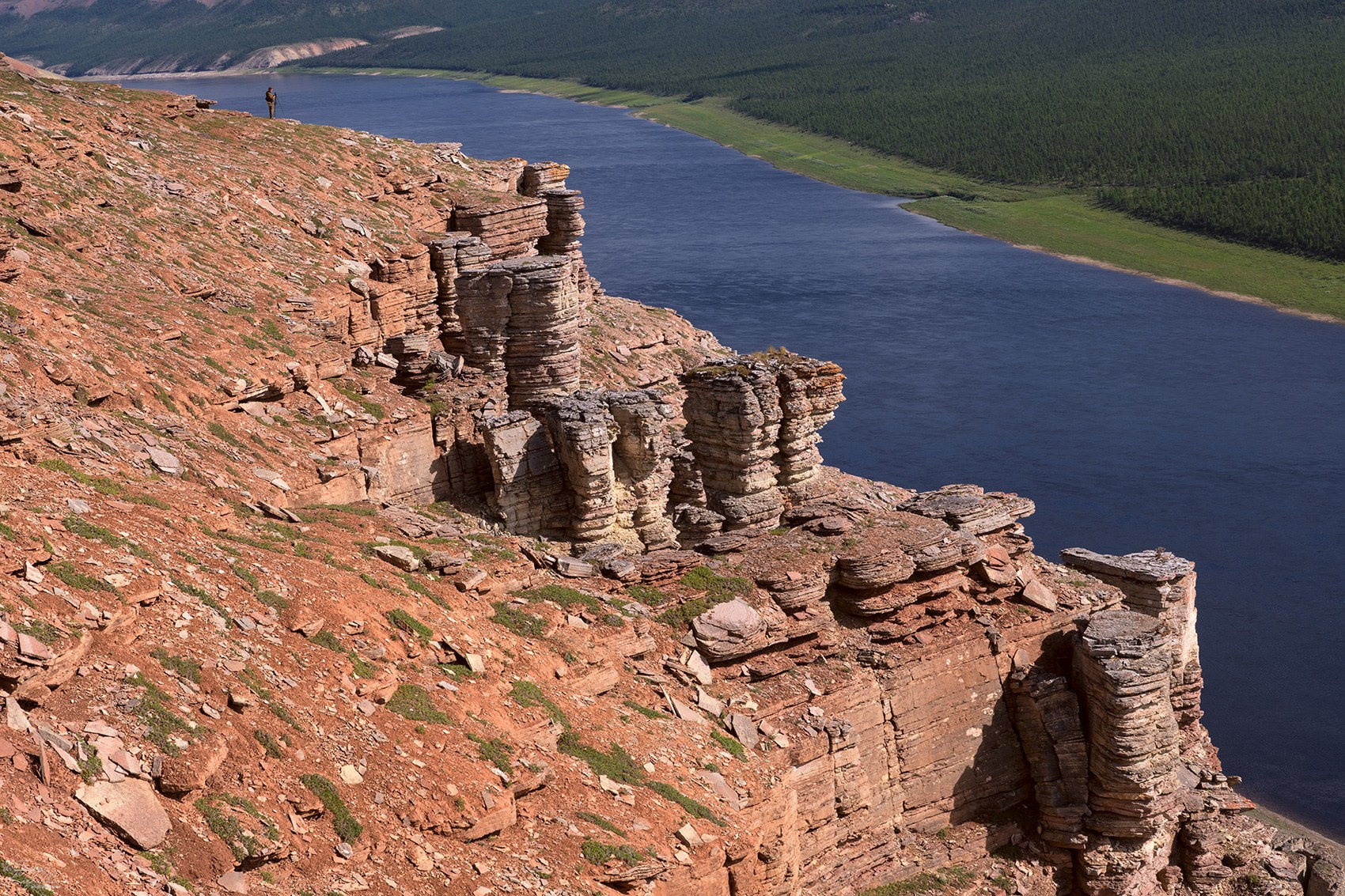 Река Оленёк, нижнее течение