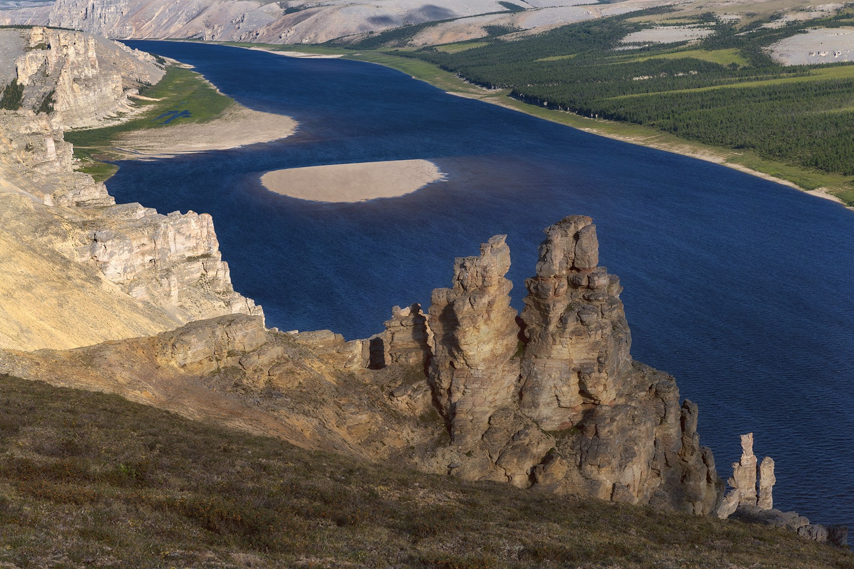 Река Оленёк, нижнее течение