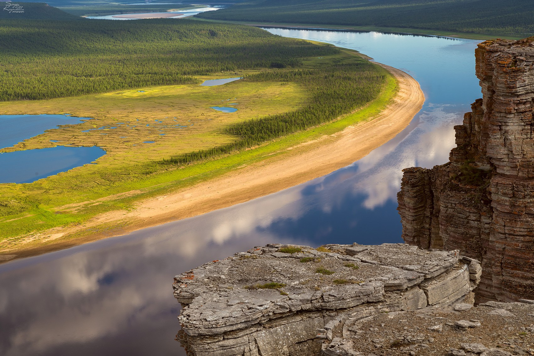 Река Оленёк, нижнее течение