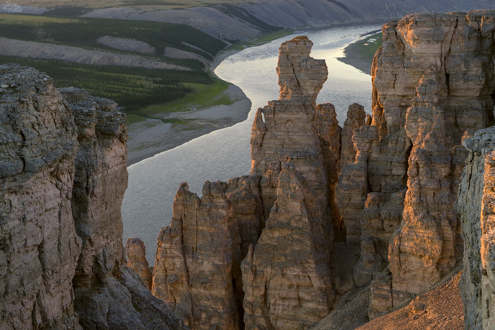 Река Оленёк, нижнее течение