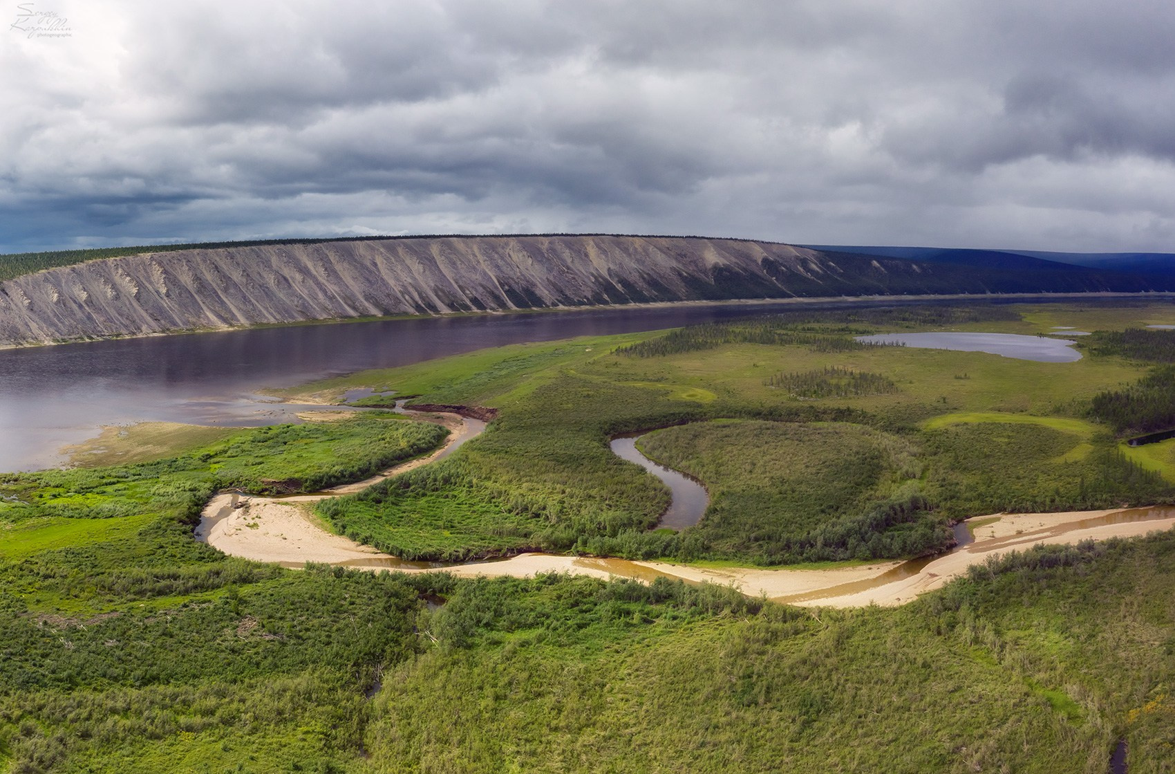 Река Оленёк, нижнее течение