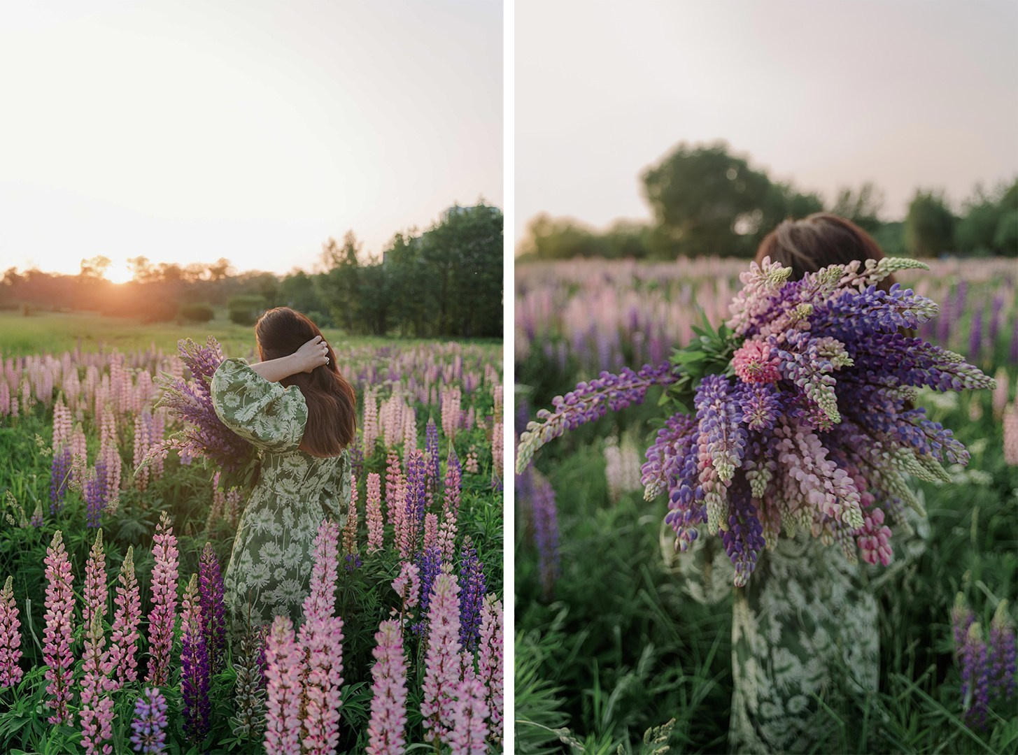natural landscape photoshoot near Moscow