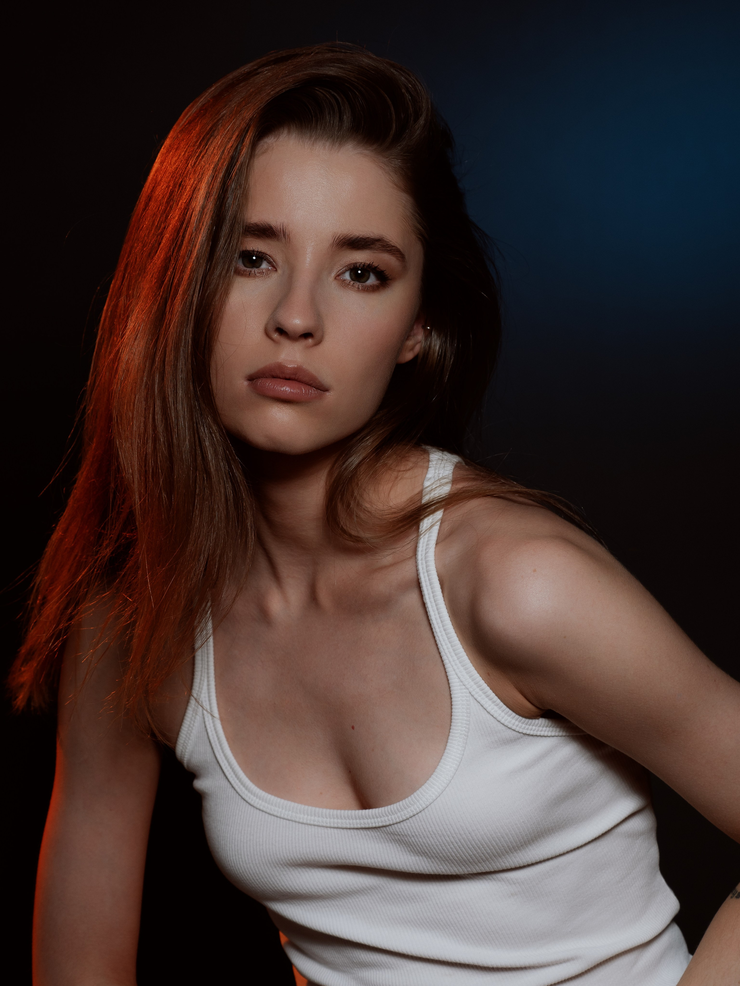 Фотосессия в студии. Черно-белая фотосессия. Фотограф Маруся Машкова