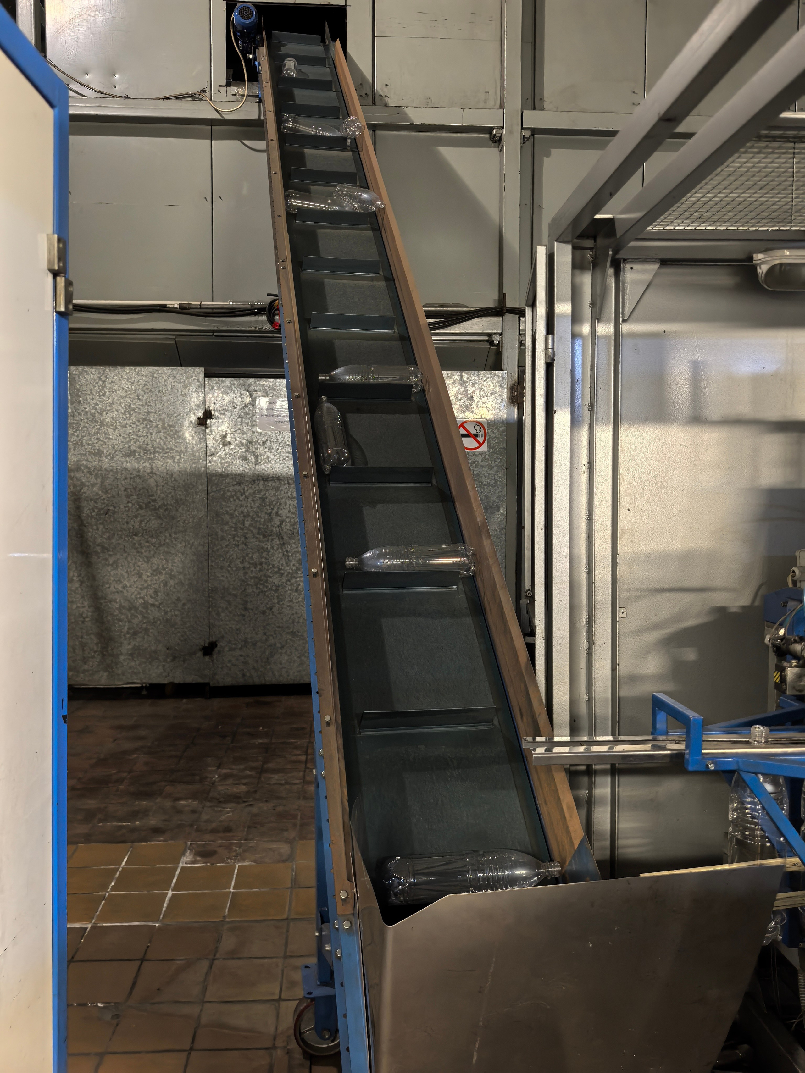 Конвейер ленточный наклонный