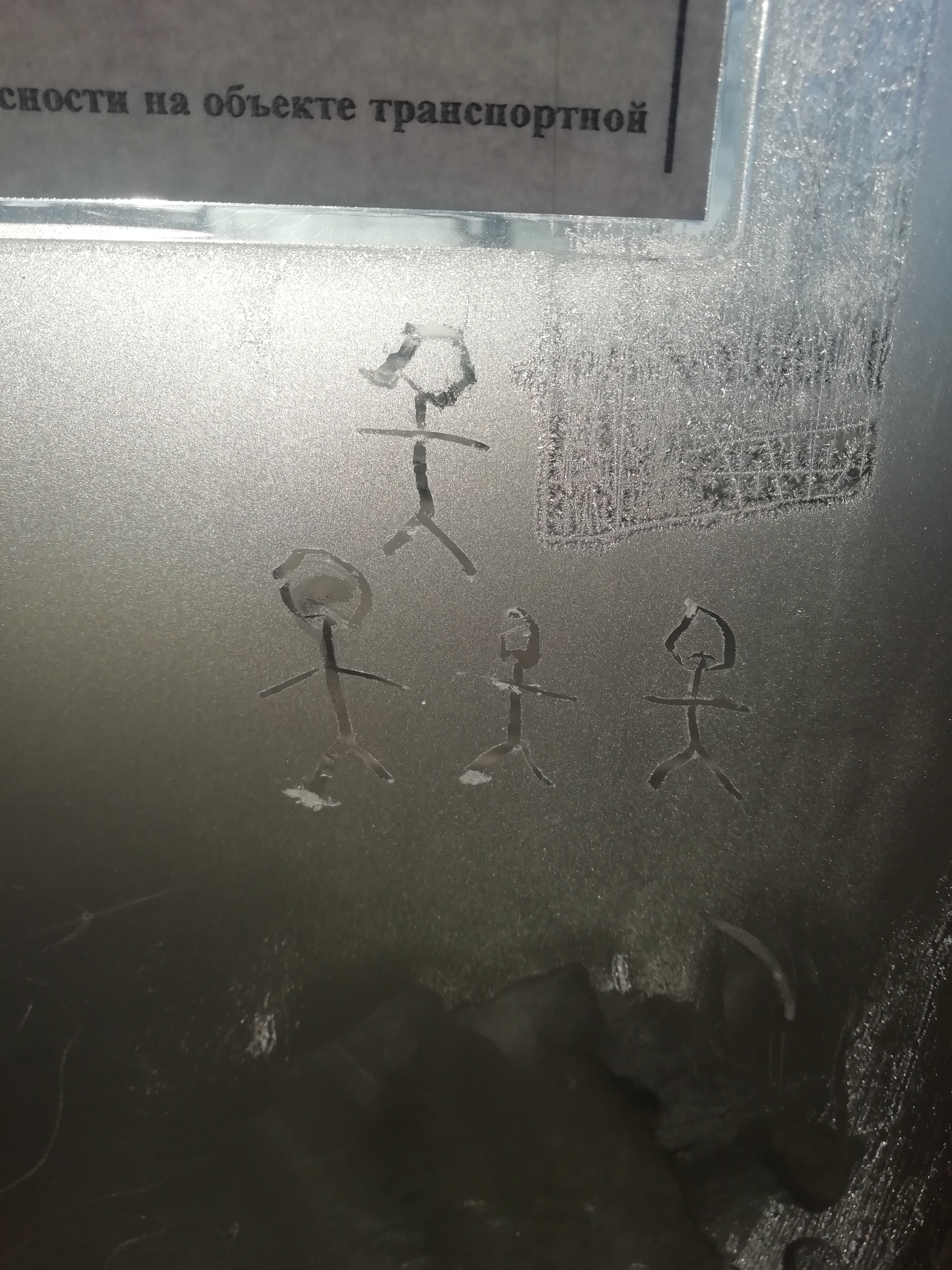 Рисункинаокнахавтобуса. Художник Рыбак Николай