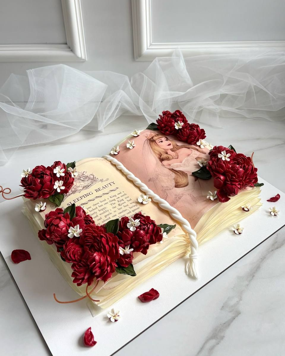 Аникина Юлия / Кремовая флористика в корейской технике