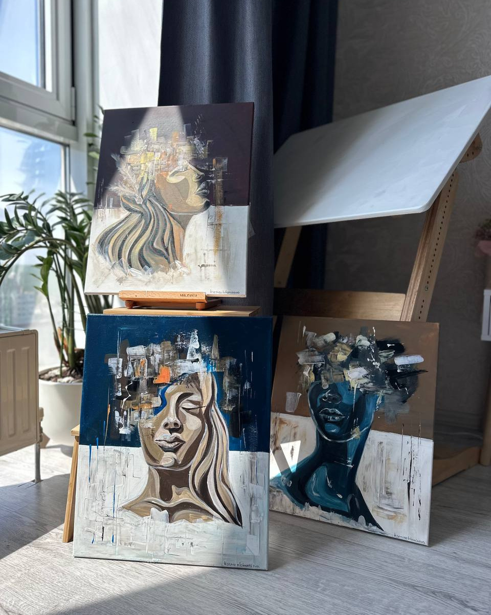 Контакты. ELCHANINOVA.ART Художник Ксения Ельчанинова. Современное искусство