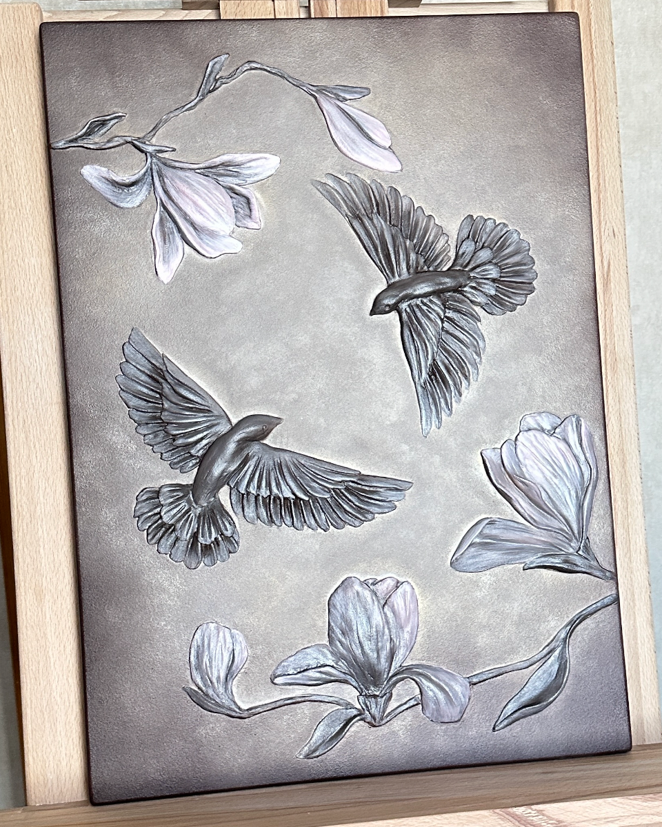 Обучаю создавать интерьерные картины, трехмерные панно и барельеф для современных интерьеров. Художник Светлана Багулина