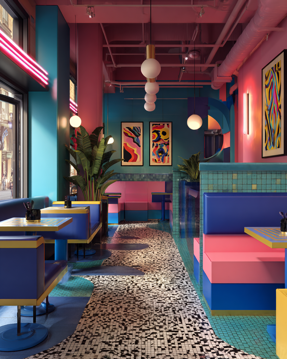 Концепт в Midjourney. 3D визуализация интерьера и архитектурной среды