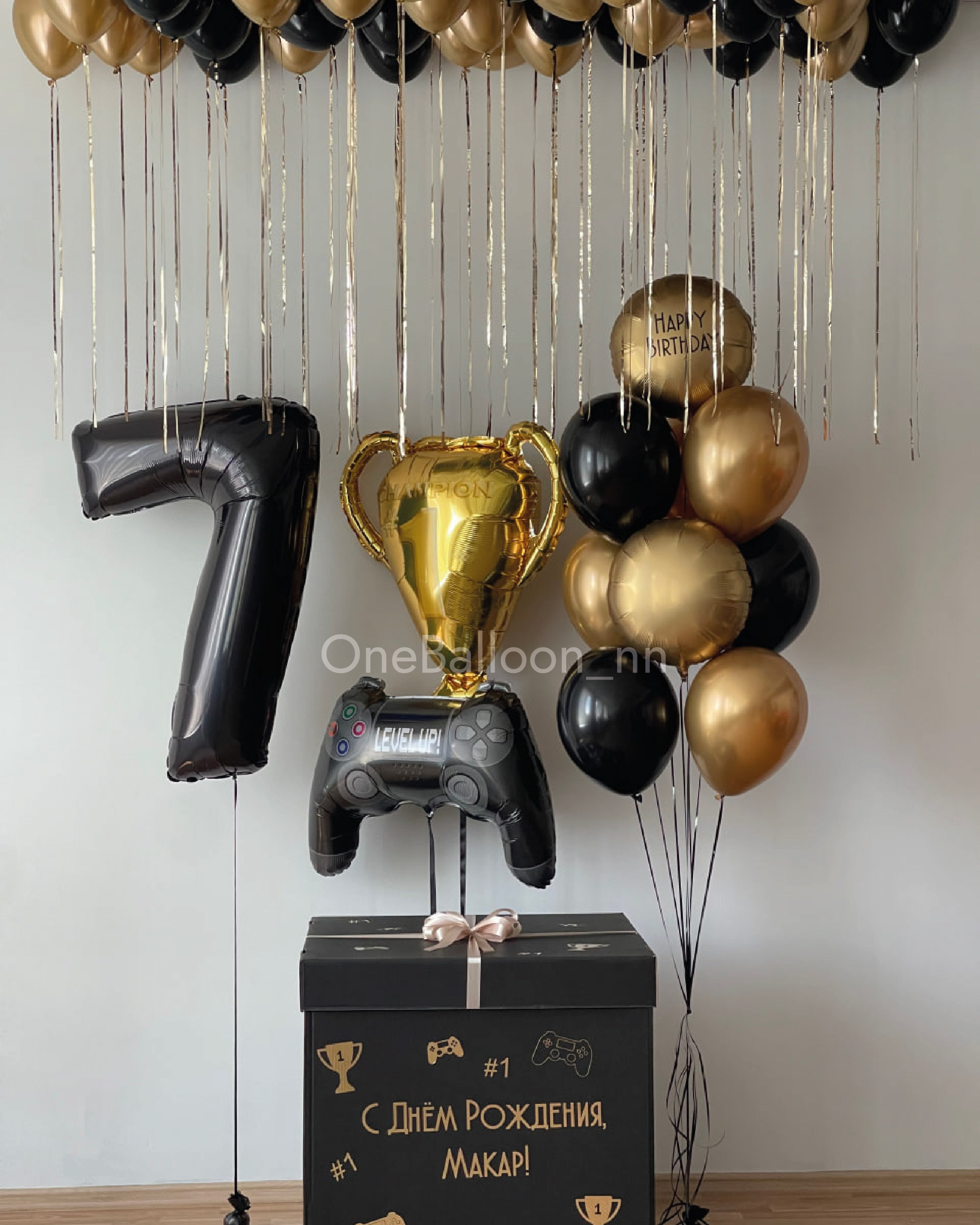 Шарики из коробки сюрприз. One Balloon Воздушные и гелиевые шары Фотозоны Нижний Новгород