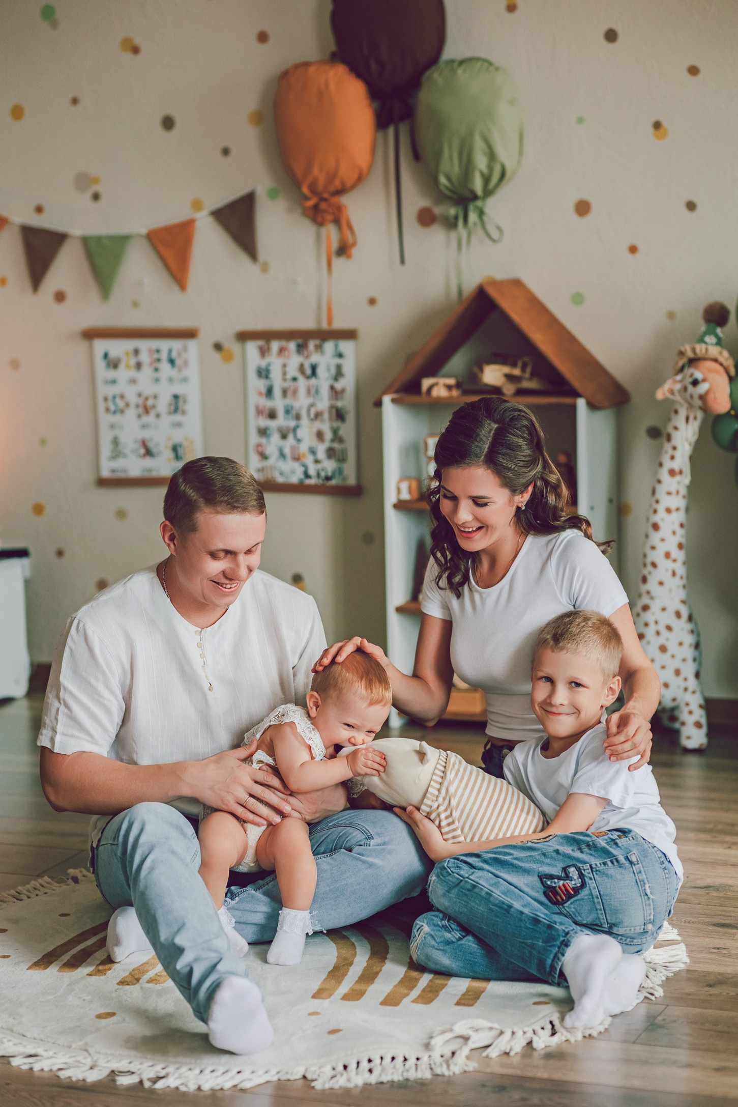 Детские именины в студии. Семейный и детский фотограф |Брянск| Анастасия Перепелкина