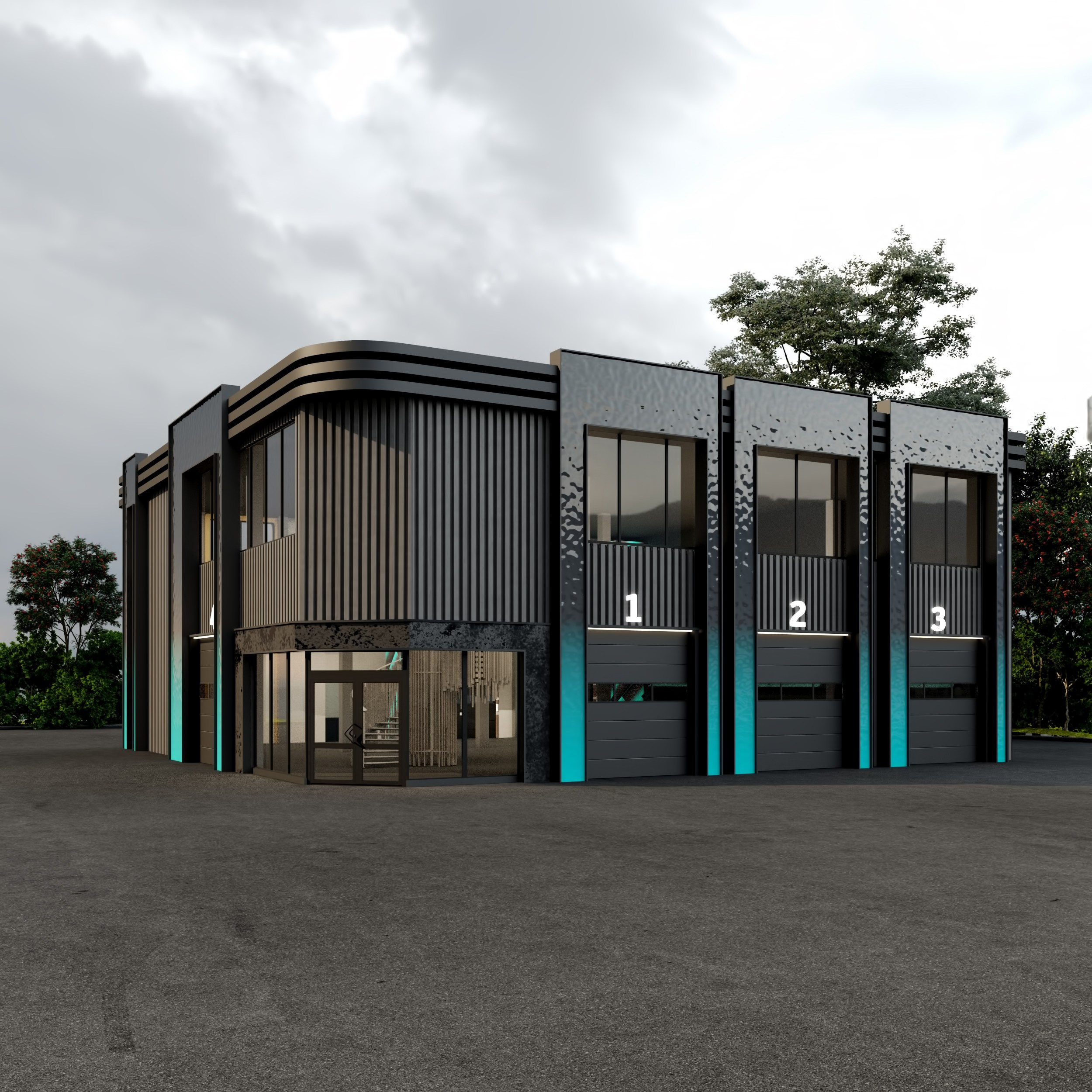 Дизайн фасадов здания