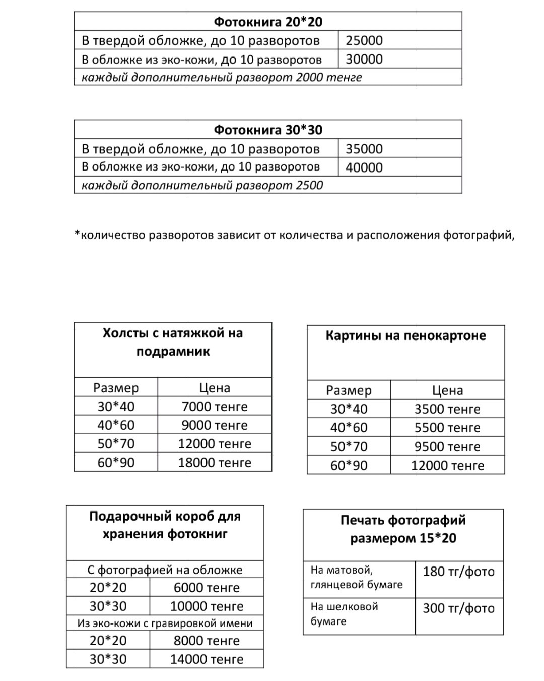 Печатная продукция. Женский и newborn фотограф Айжан Шарафи в Алматы