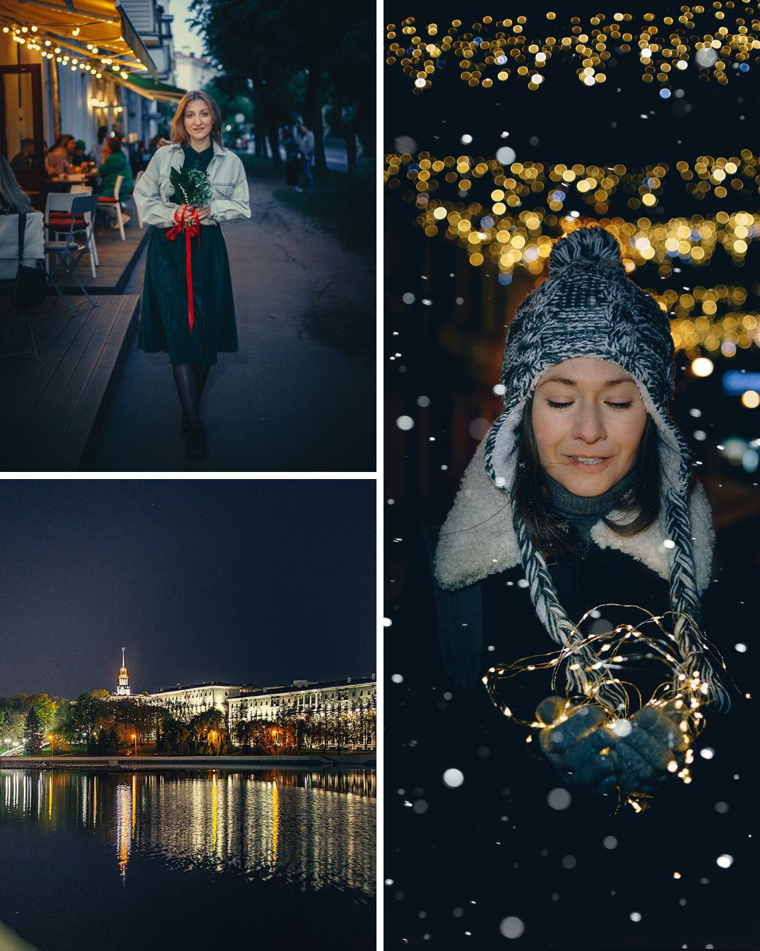 Необычная вечерняя фотосессия в городе