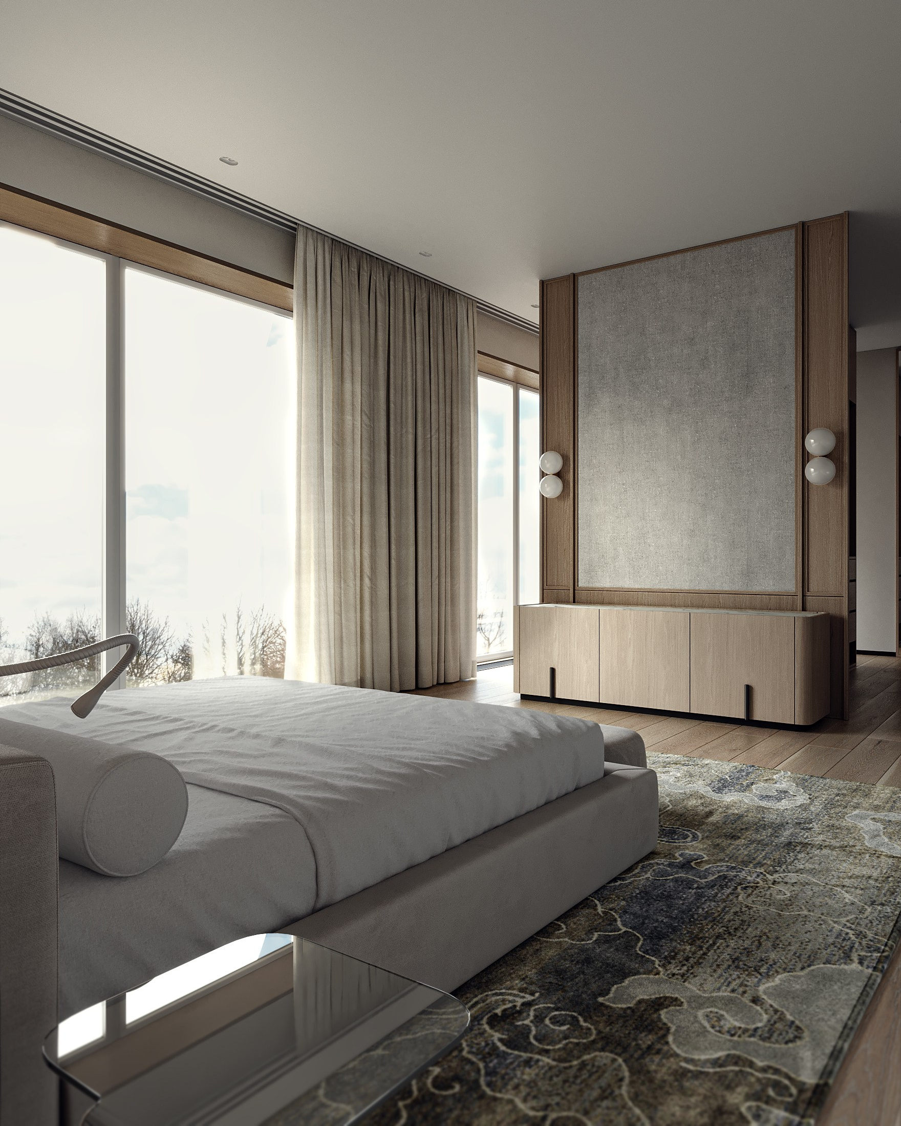 Design and 3D visualization for designer Ekaterina Lebedeva. 3D visualization for architects and designers