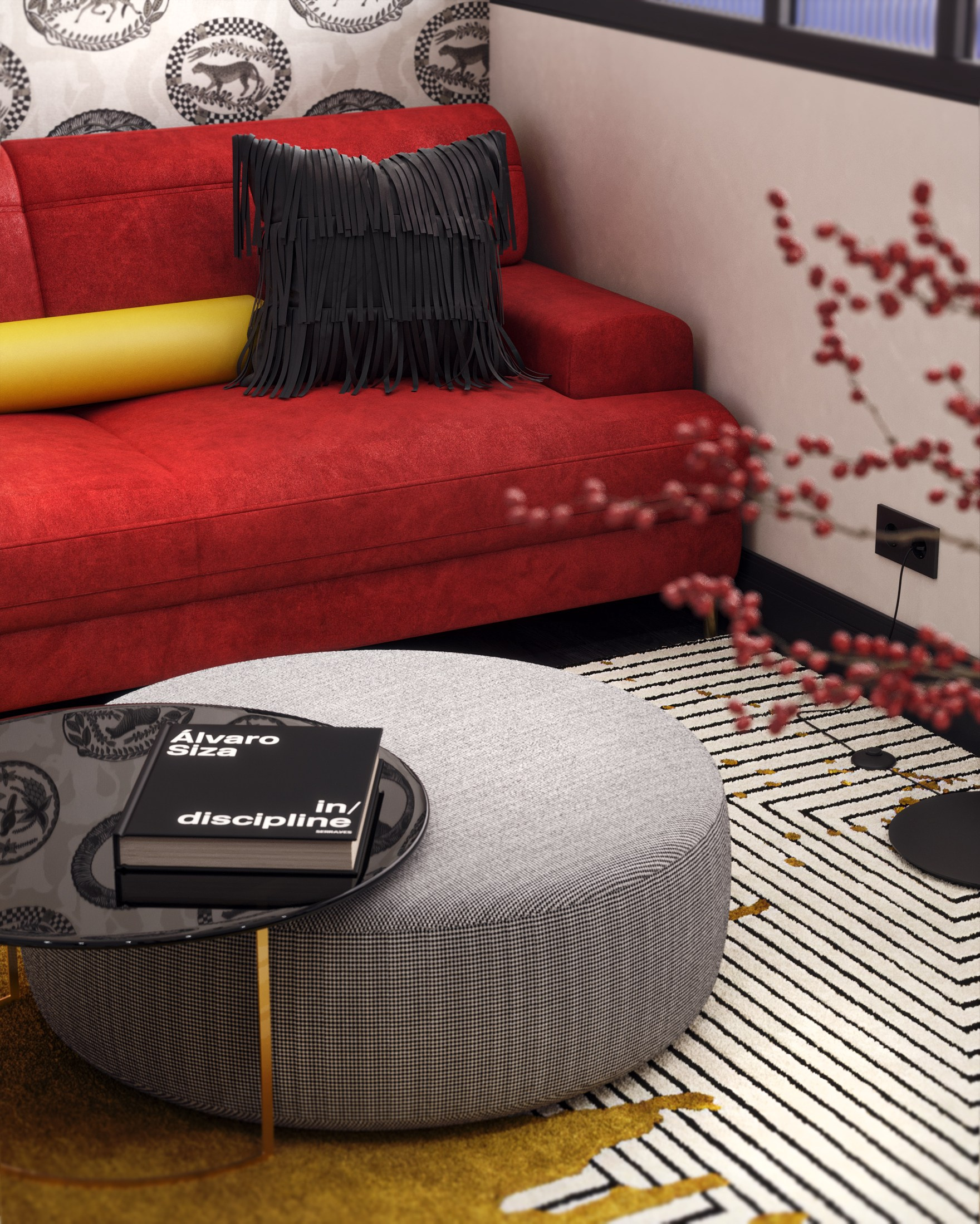 3D visualization of a small apartment for TADstudio. 3D visualization for architects and designers