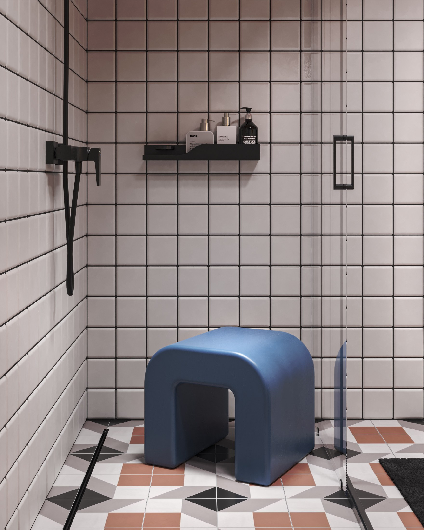 3D visualization of a small apartment for TADstudio #2. 3D visualization for architects and designers