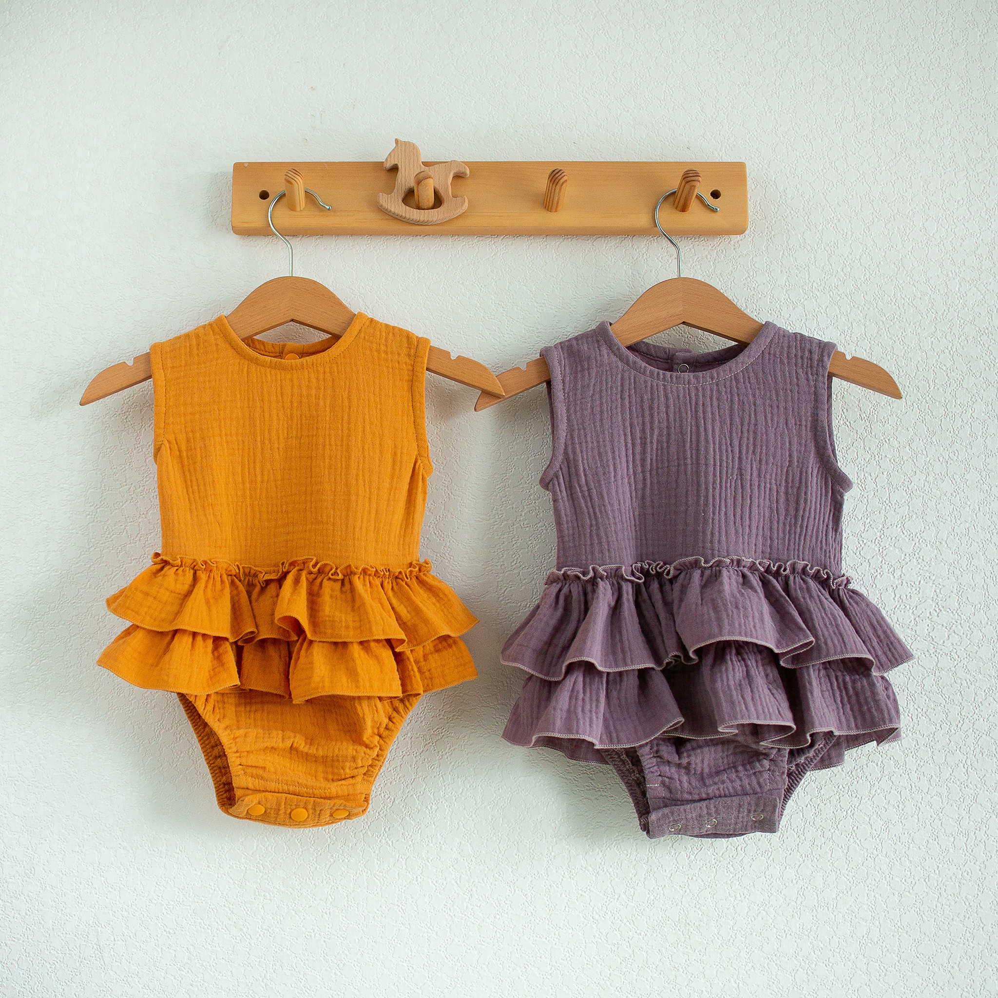 011 Боди с воланами. Эко-одежда для детей