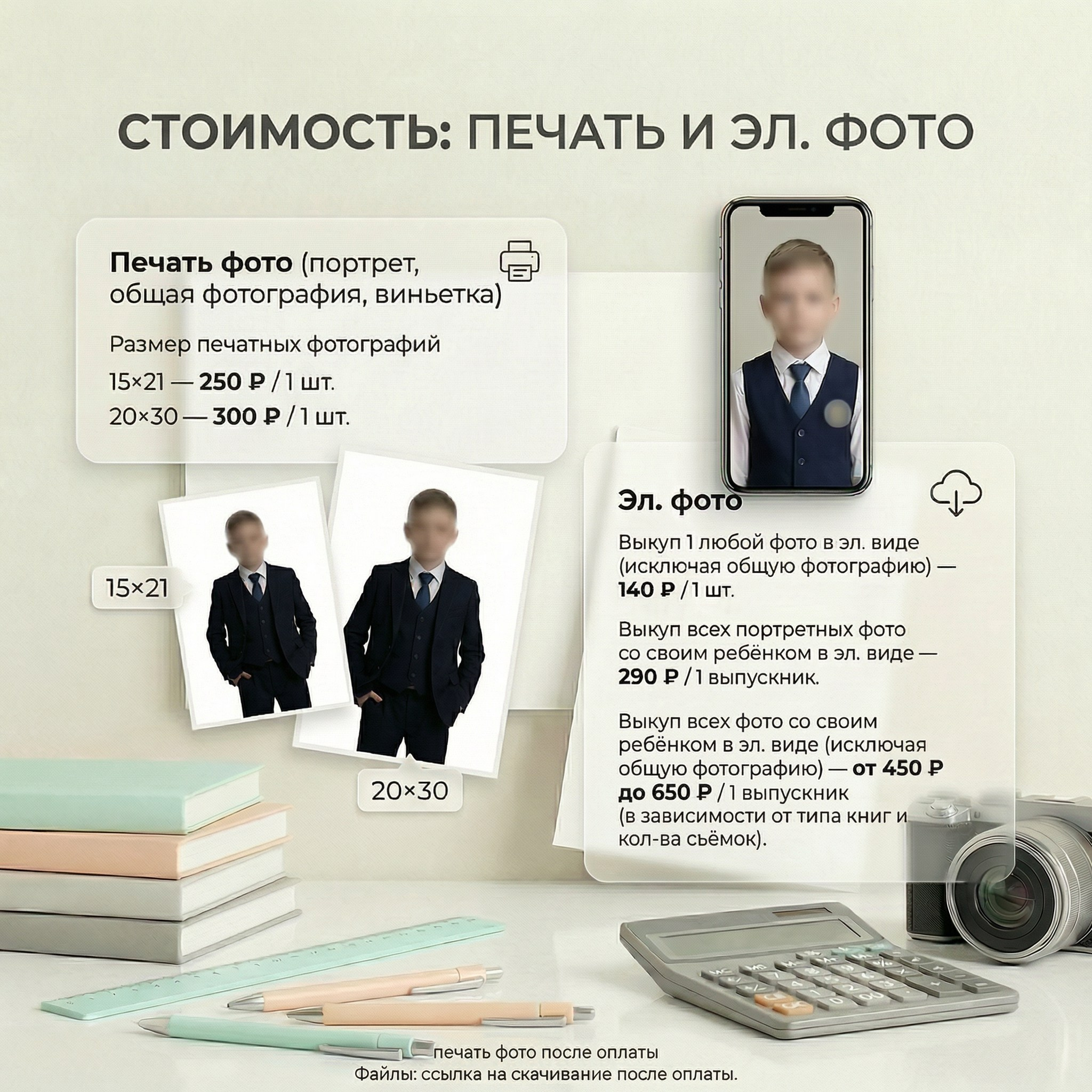 Дополнительные услуги. Выпускные альбомы Натальи Бутко: Новороссийск, Анапа, Геленджик