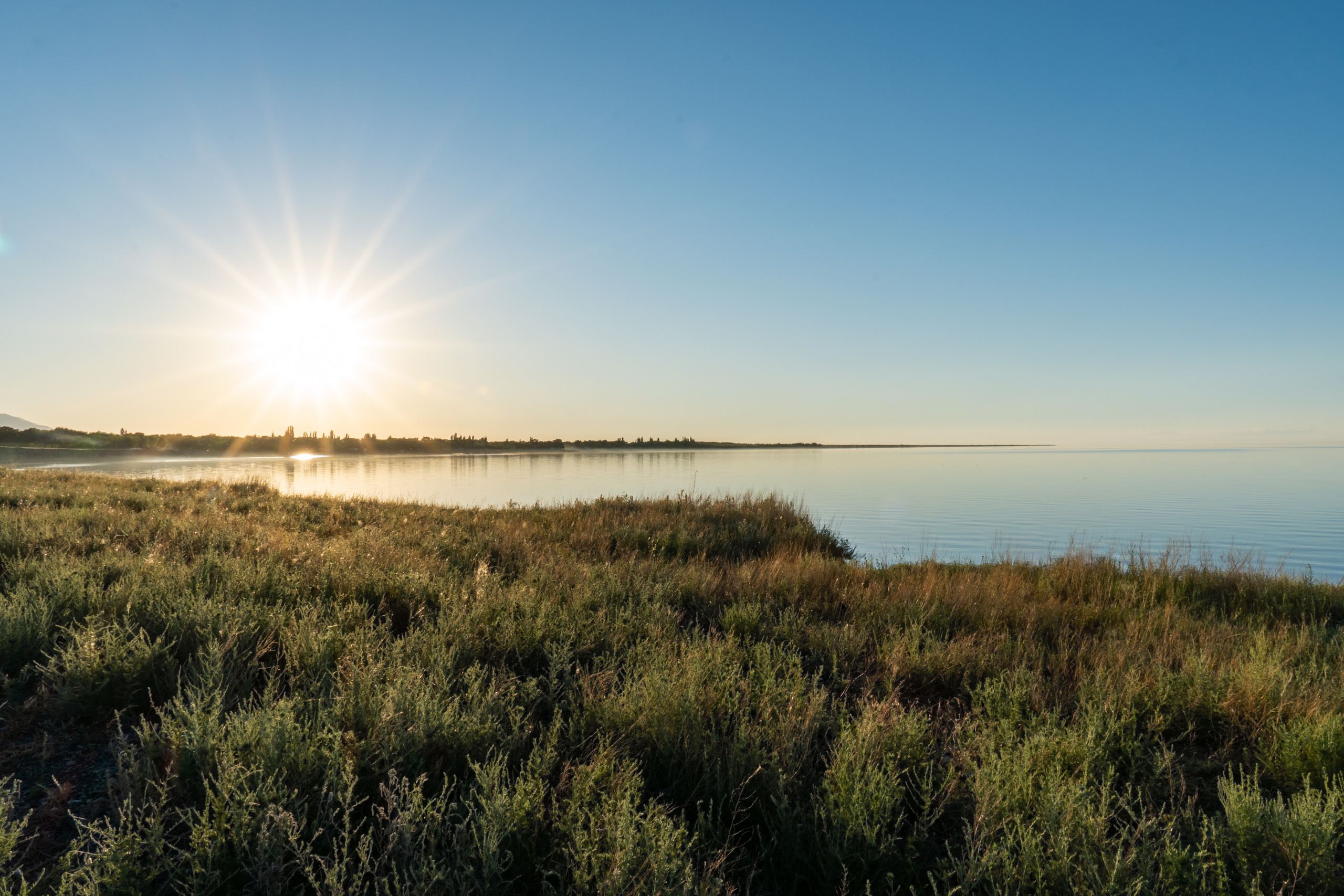 Озеро Алаколь в Казахстане