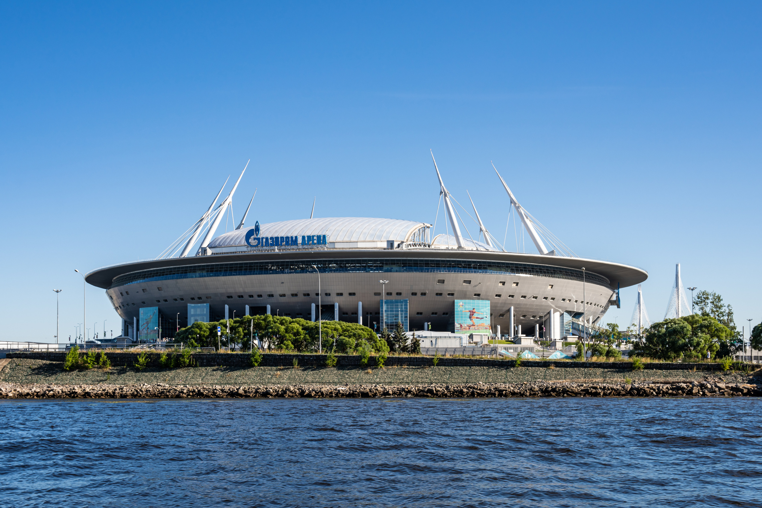 Стадион Газпром Арена в Санкт-Петербурге