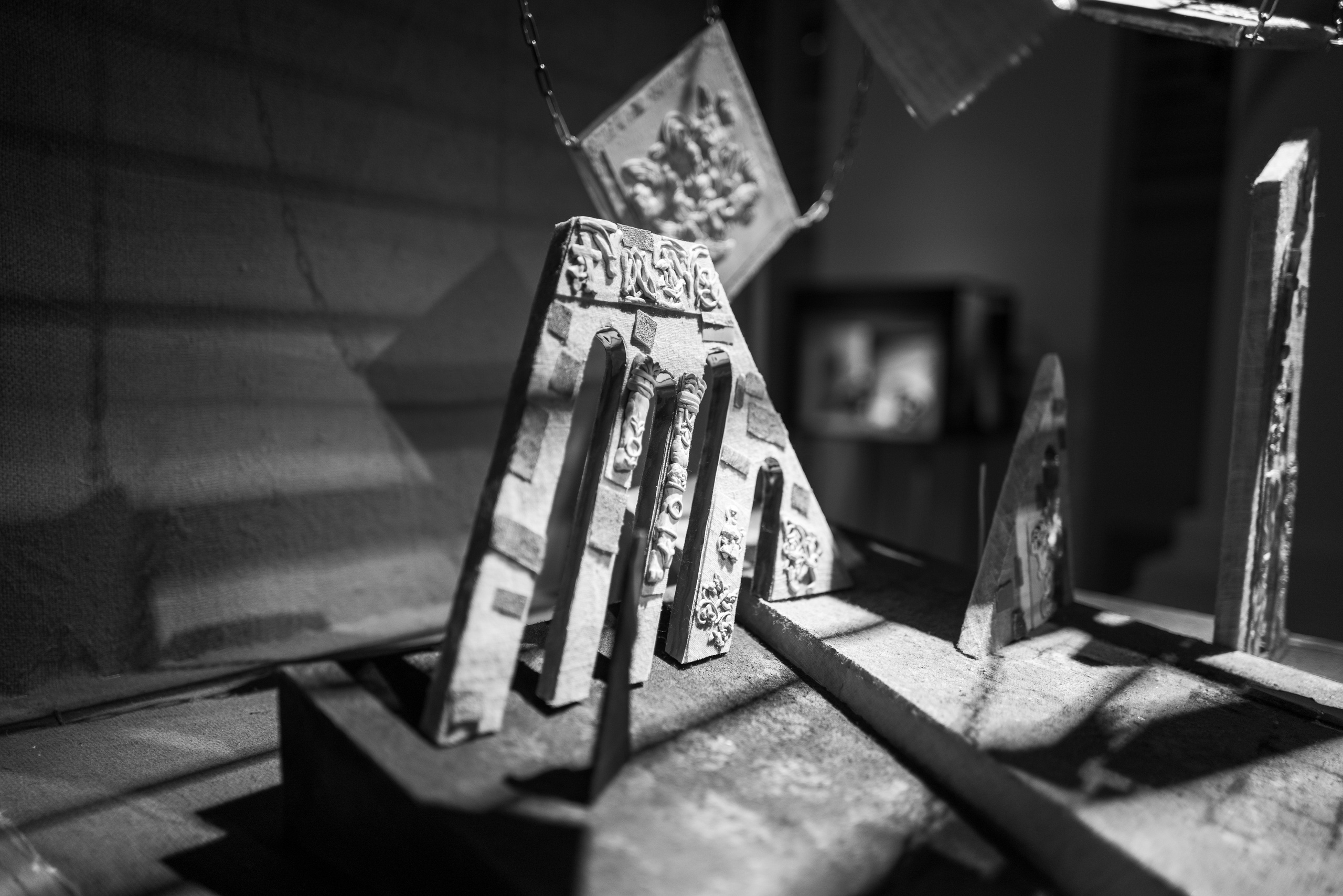 Инсталляция в Паркинг Галерее в Зарядье