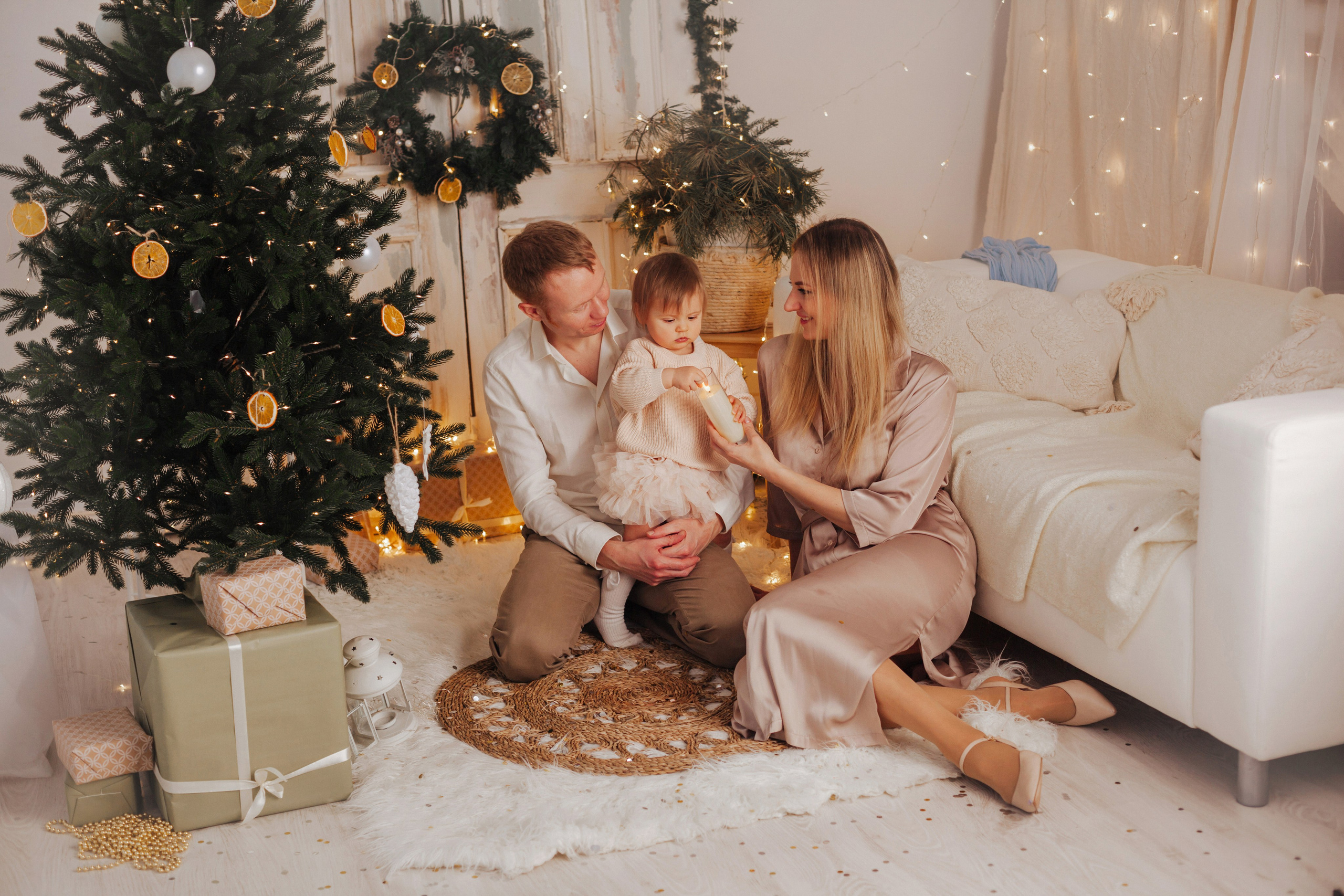 Новогодняя фотосессия. Семейная и детская фотостудия «Колыбель»