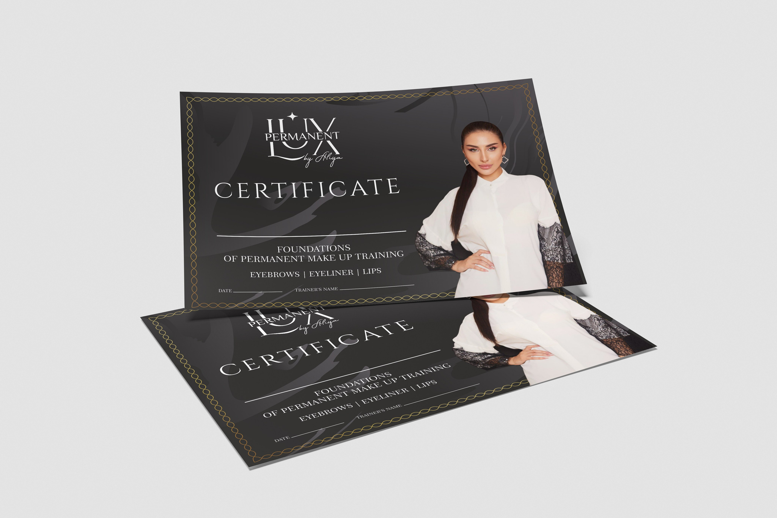 LUX permanent by Aliya. Студия графического дизайна Валерии Кадыровой