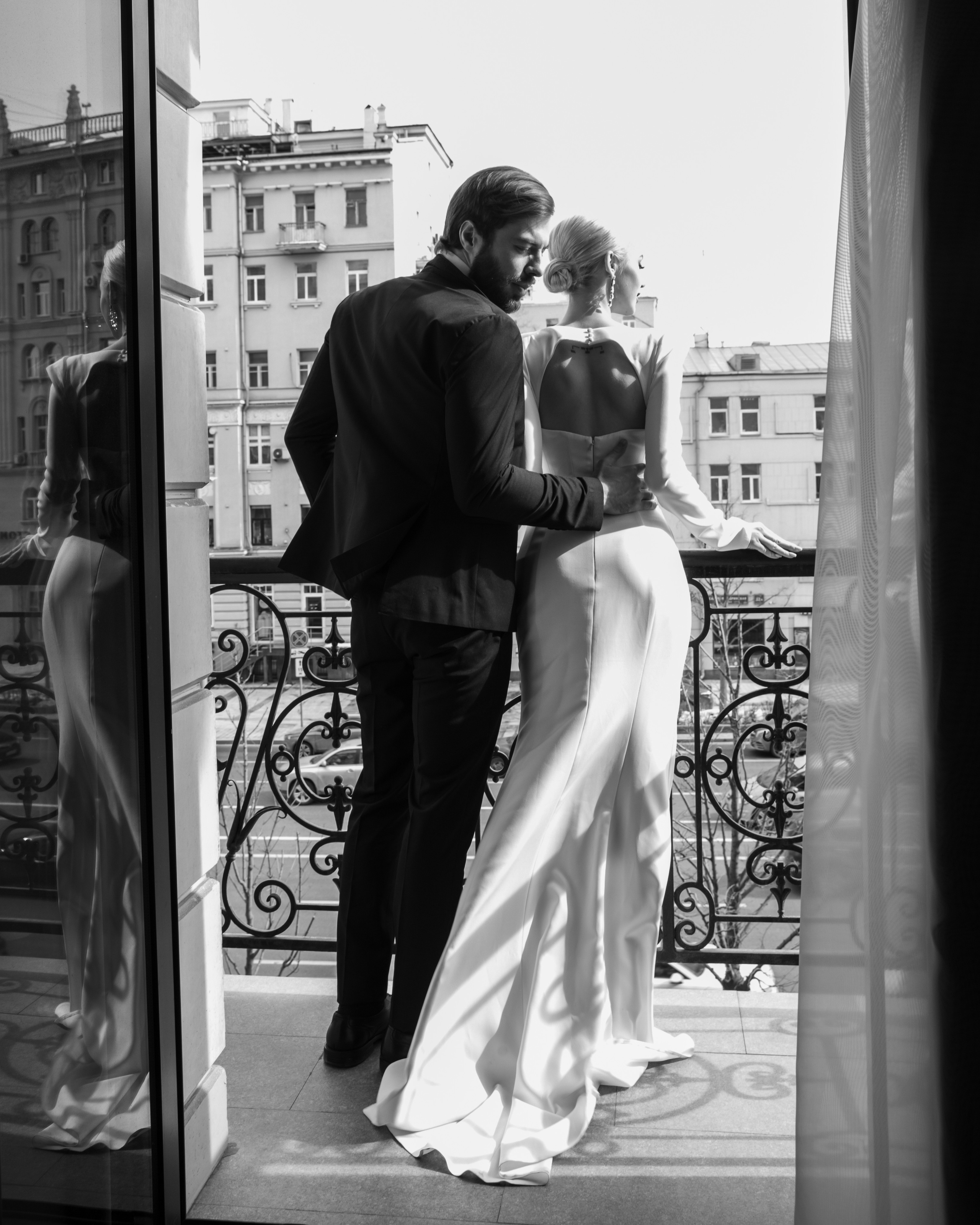 Свадебное. Жених и невеста — утро в отеле. Визуальный художник Лиана Даренская, Москва